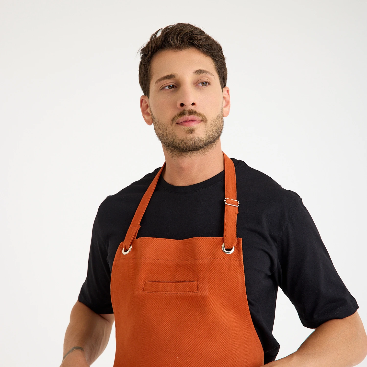 Turuncu Cepli Kot Önlük