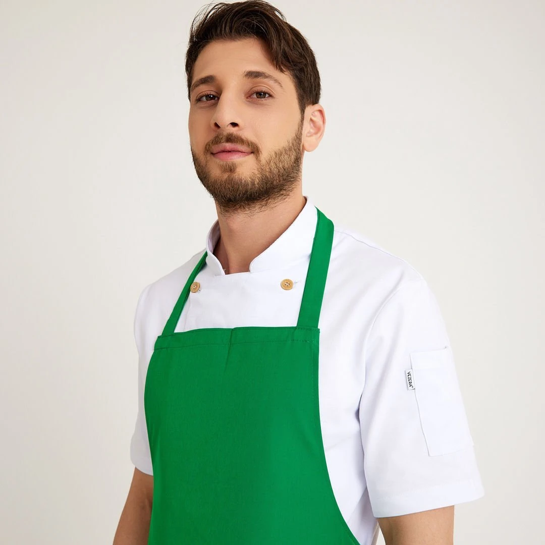 Yeşil Geniş Kuşak Askılı Önlük