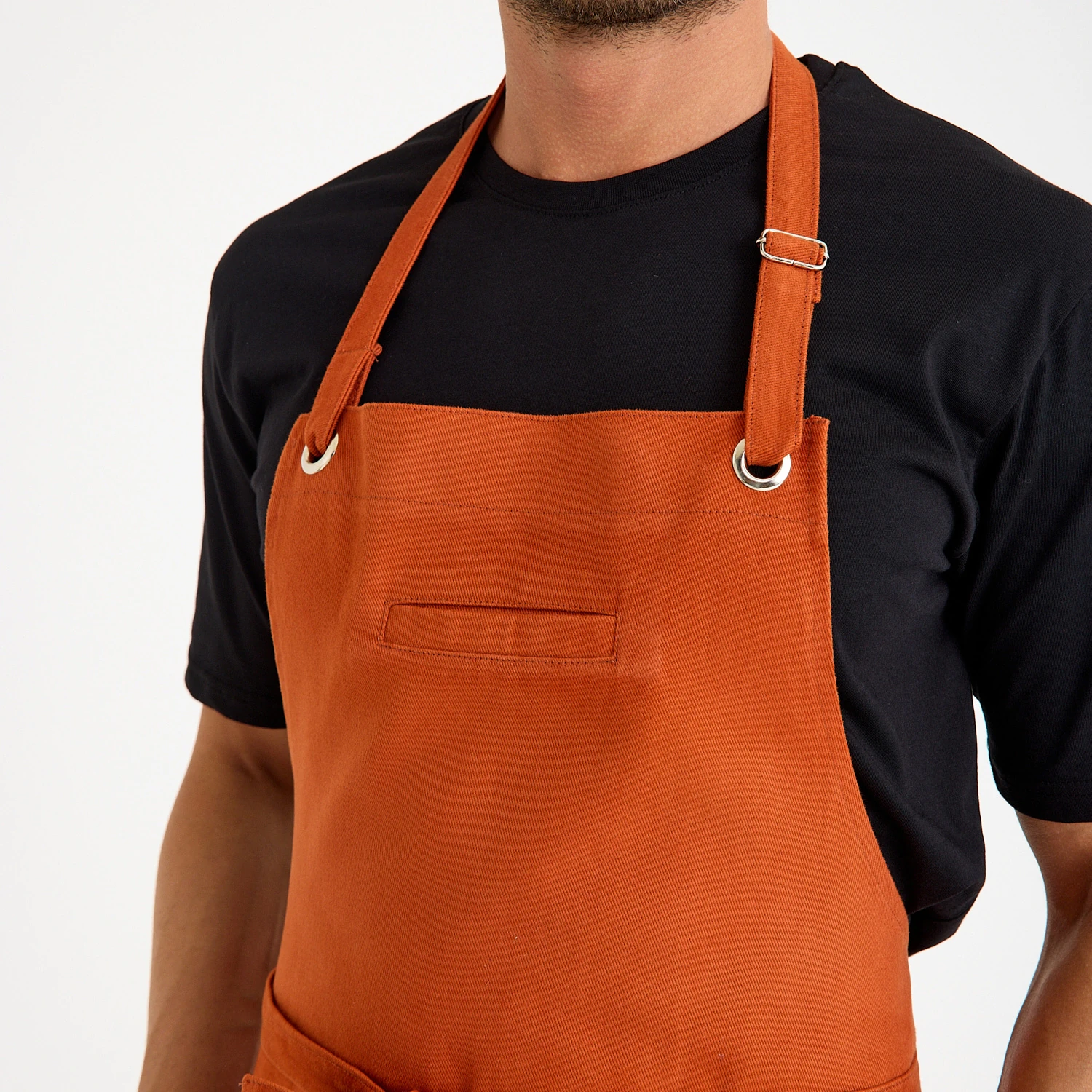Turuncu Cepli Kot Önlük