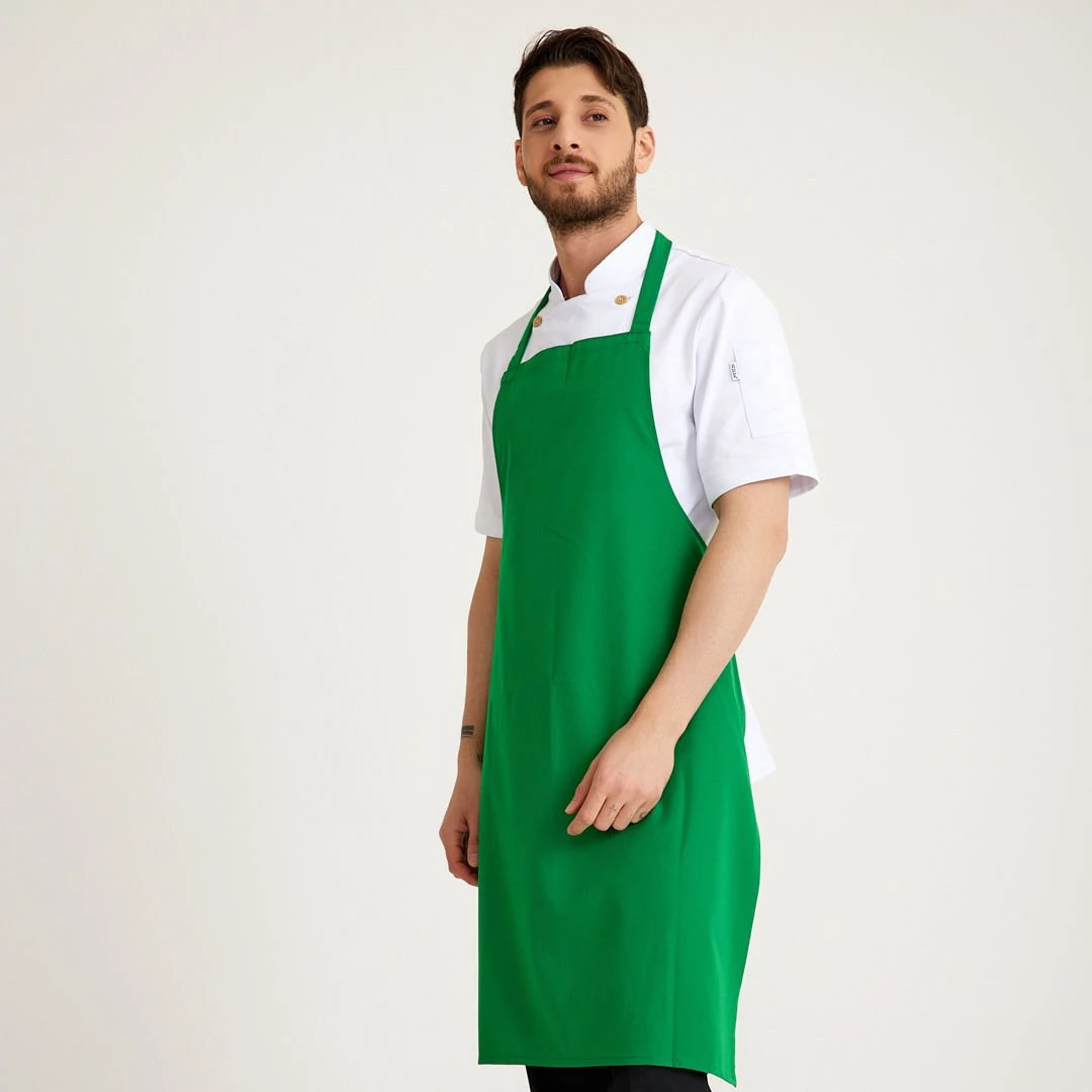 Yeşil Geniş Kuşak Askılı Önlük