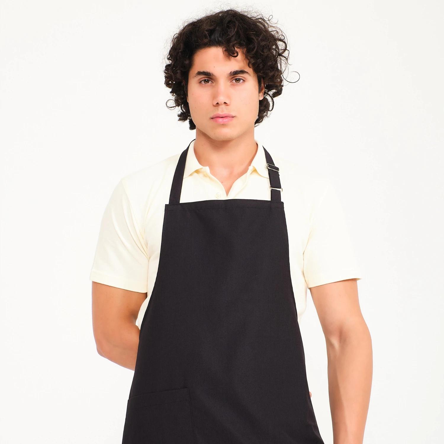 Siyah Cepli Askılı Önlük