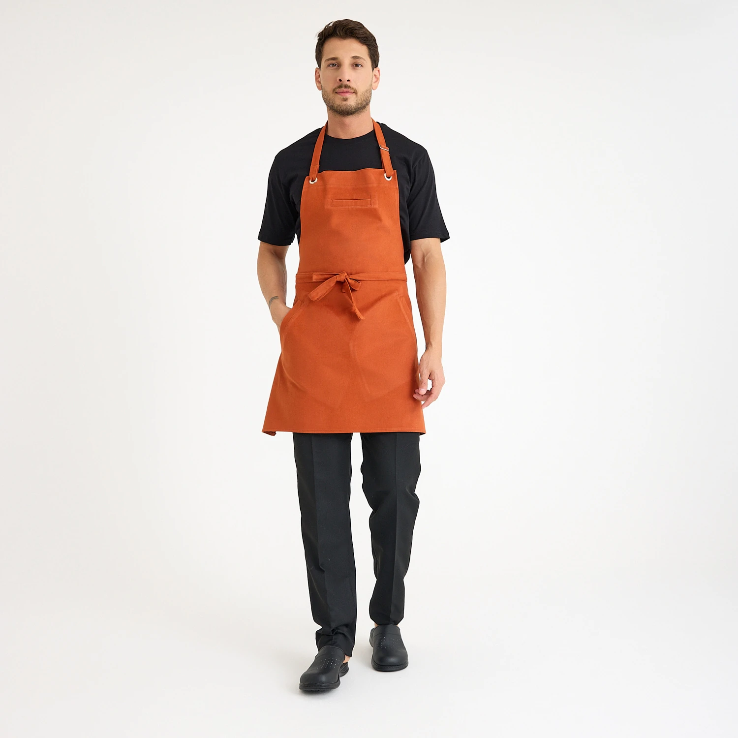 Turuncu Cepli Kot Önlük