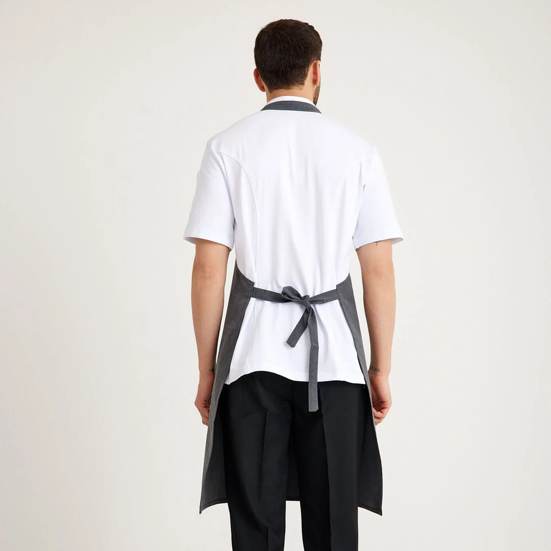 Füme Geniş Kuşak Askılı Önlük