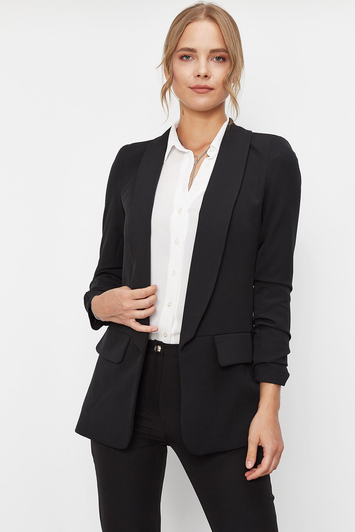 Kadın Blazer Ceket - Siyah