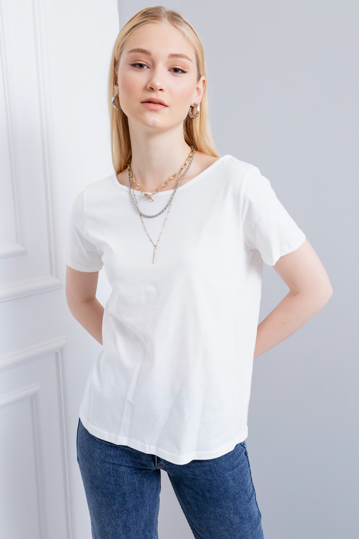 Kadın Dantelli T-Shirt