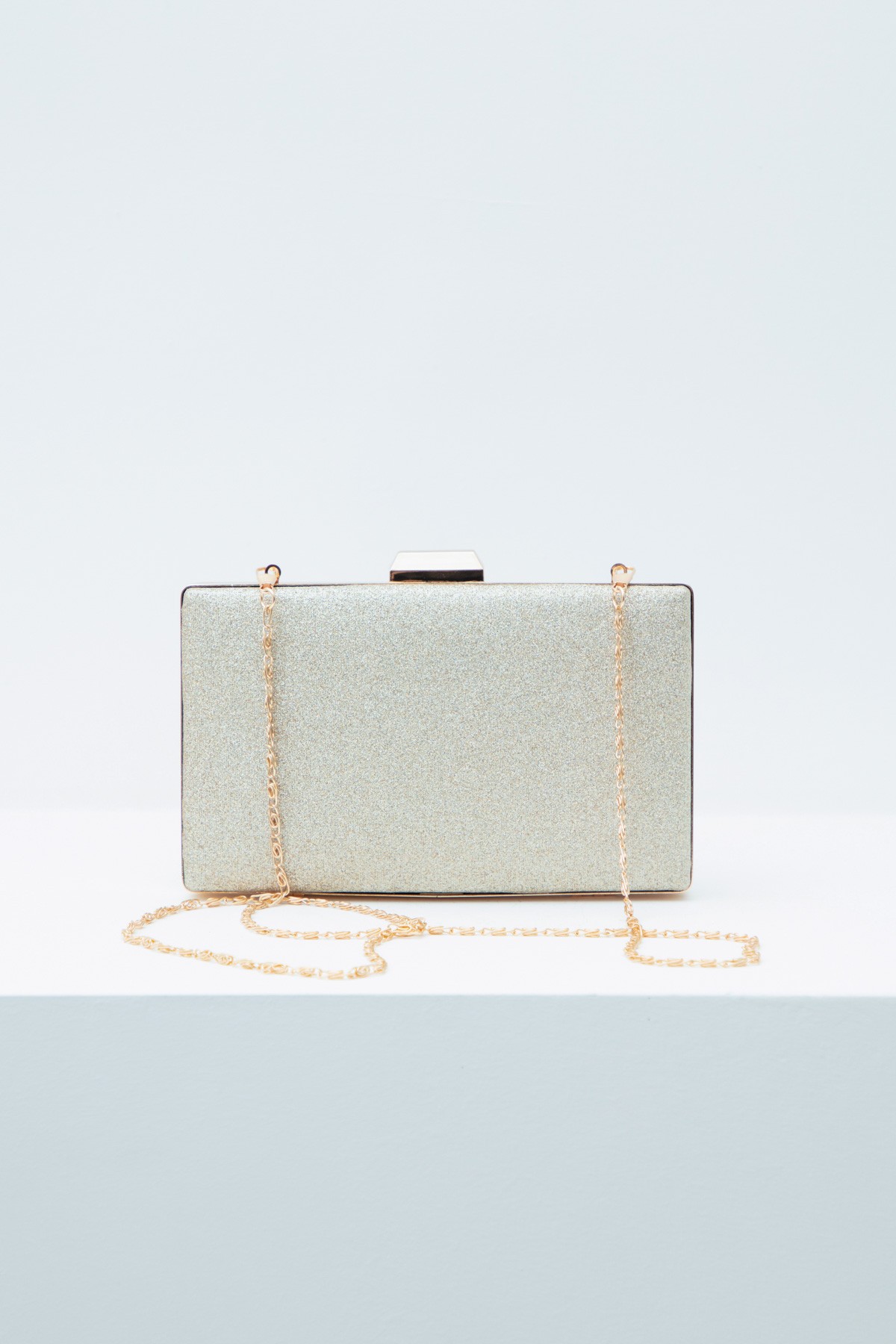 Kadın Simli Clutch Abiye Çanta