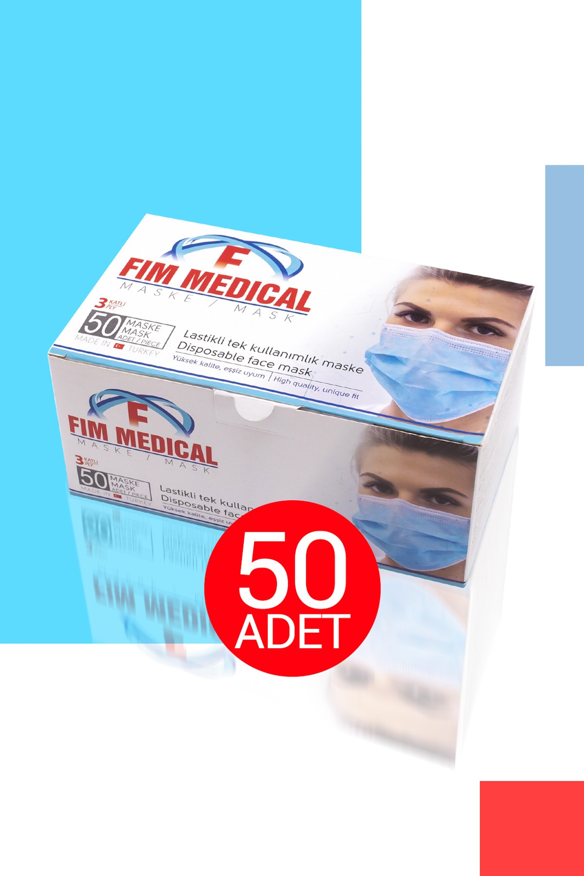 3 Katlı Cerrahi Maske