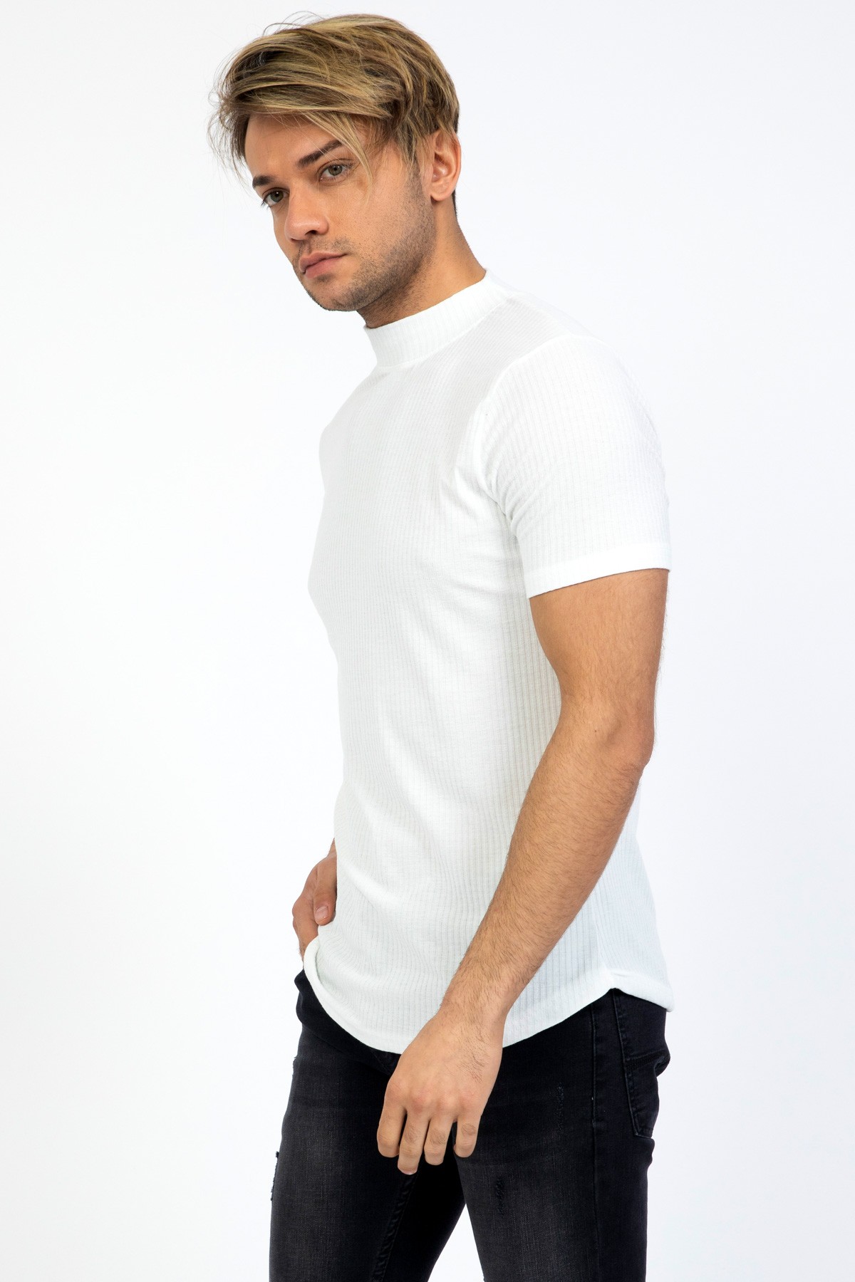 Erkek Kısa Kollu Balıkçı T-Shirt