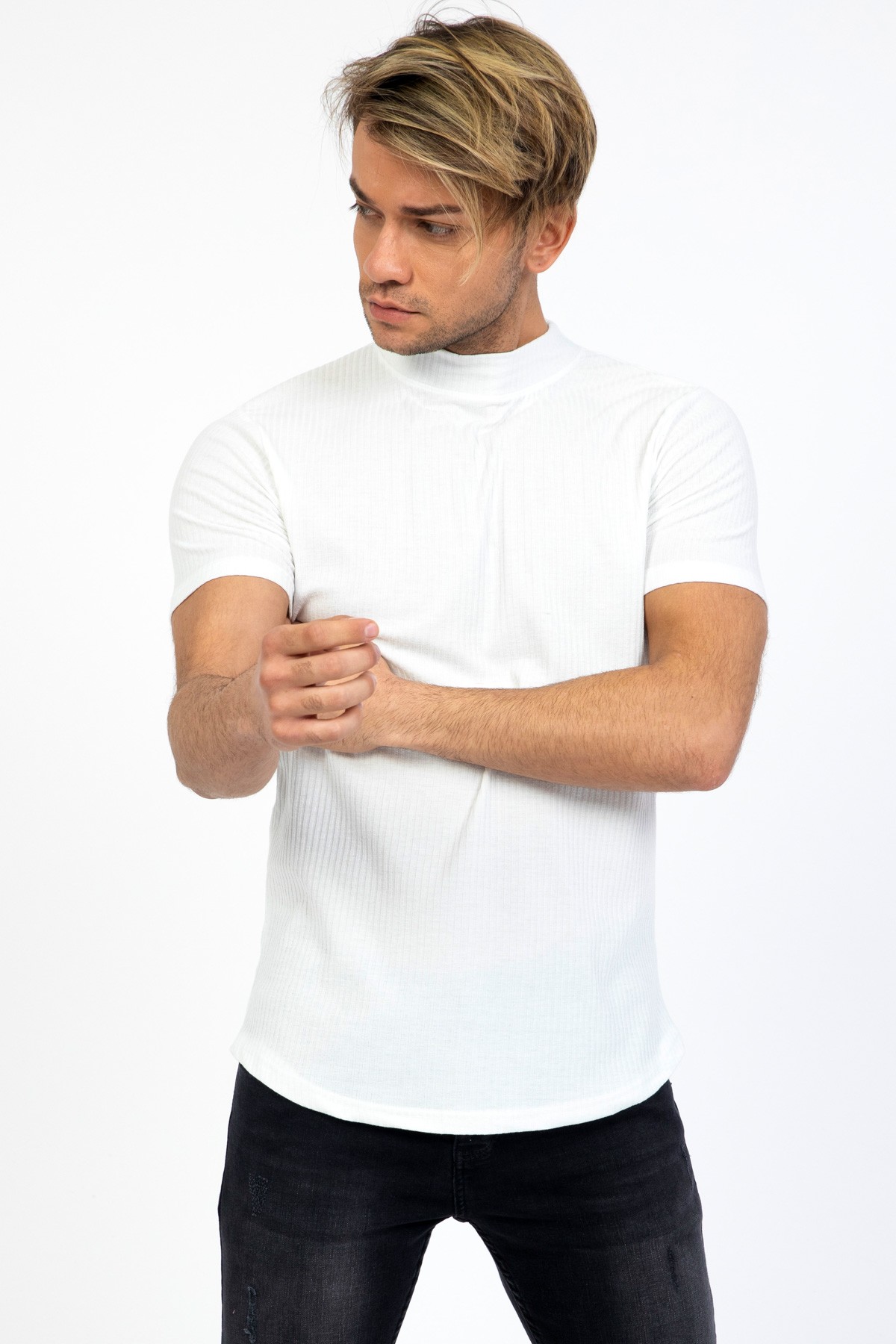 Erkek Kısa Kollu Balıkçı T-Shirt