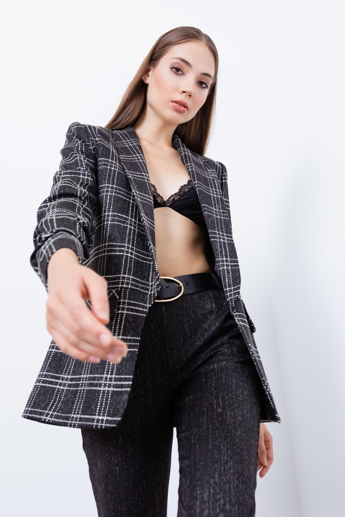Kadın Blazer Tuvit Ceket