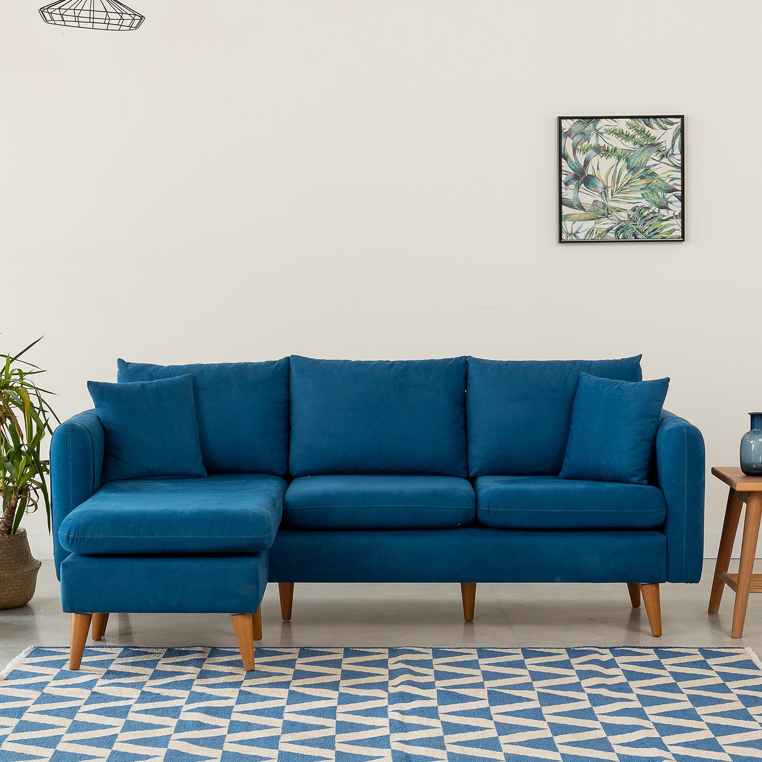 Canapé d'angle Sofia Corner Left - Dark Blue