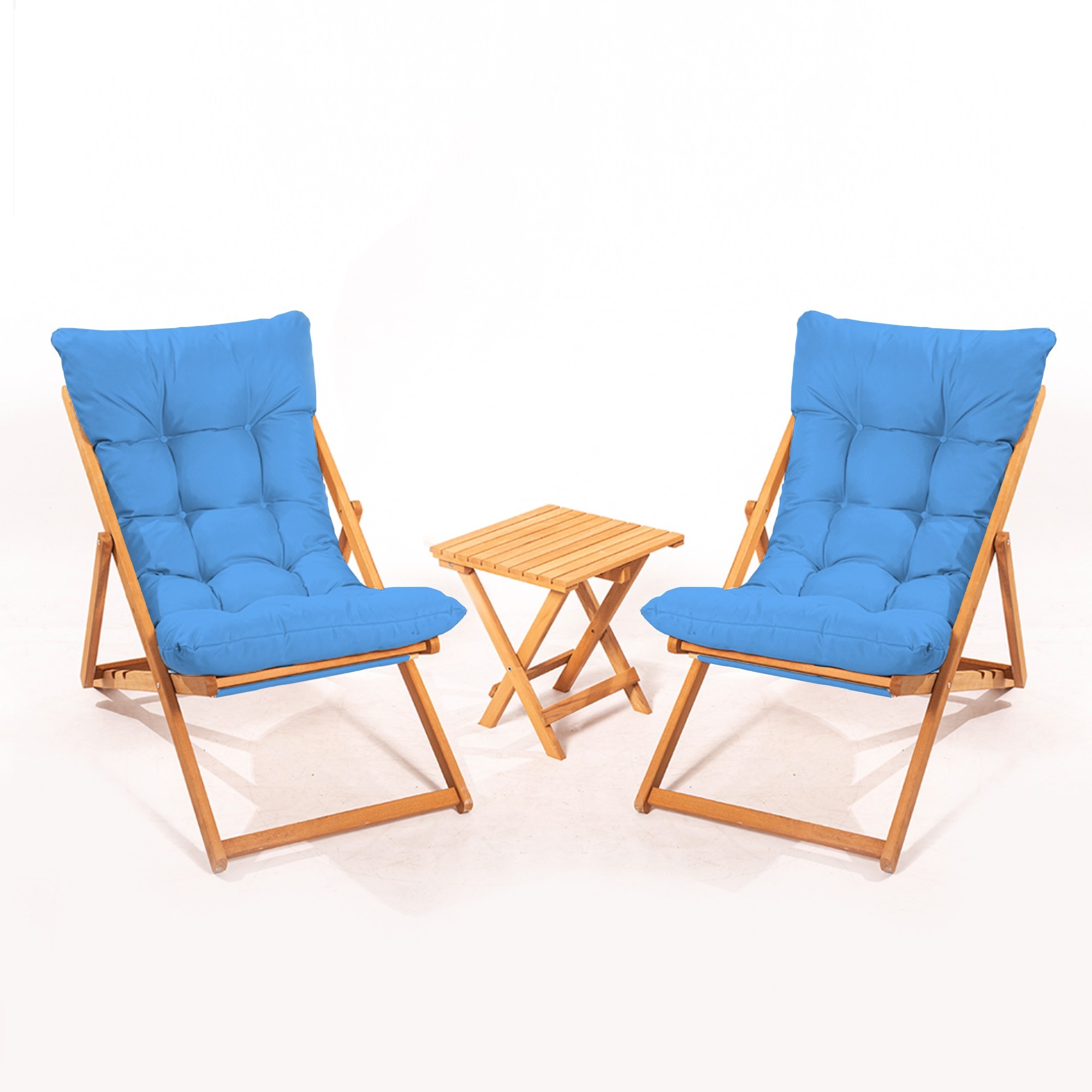 Ensemble de table et de chaises de jardin (3 pièces) MY005 - Blue