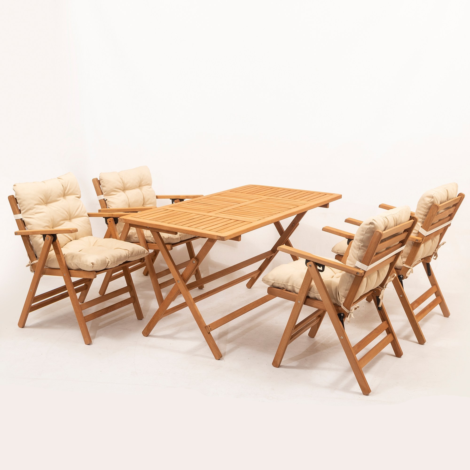 Ensemble de table et de chaises de jardin (5 pièces) MY009 v2