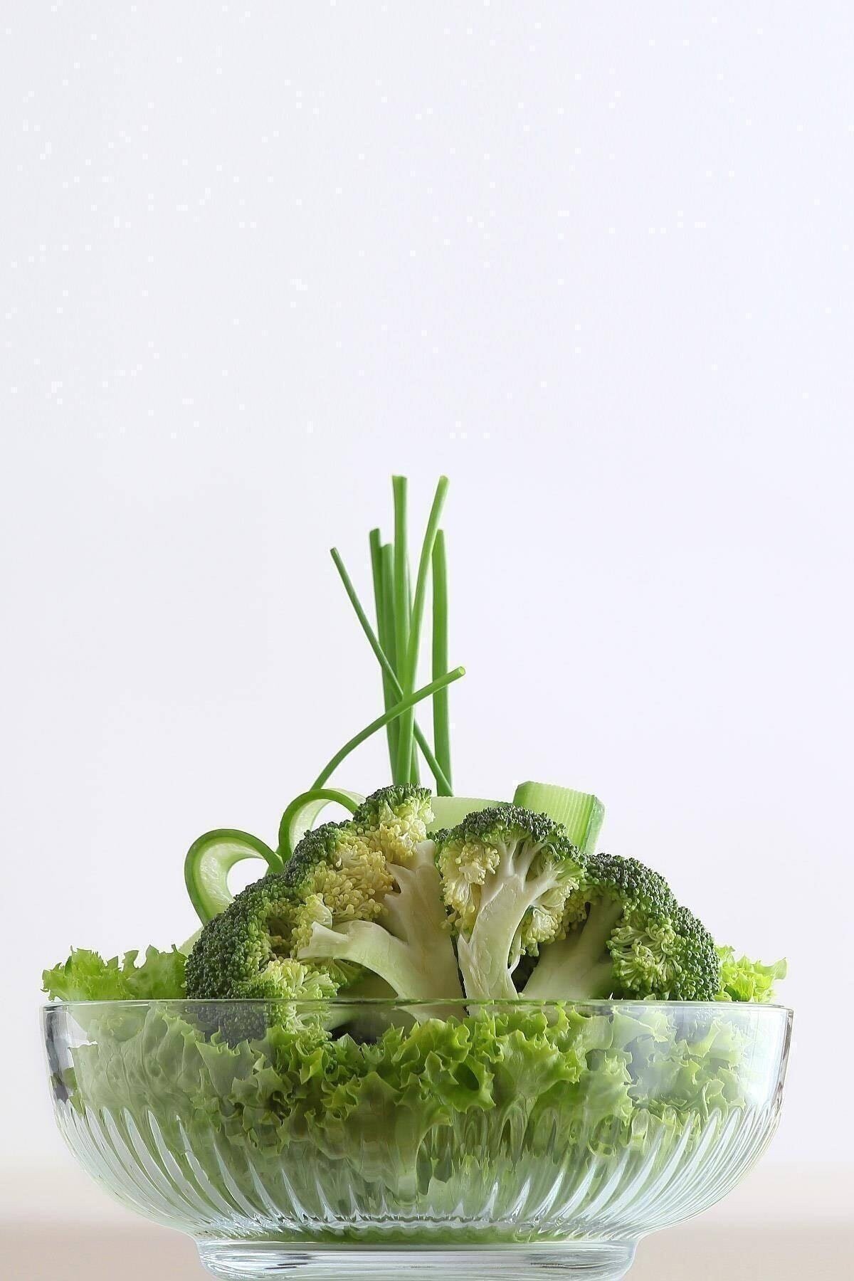 Glass Salad Bowl LV-TOK295R4