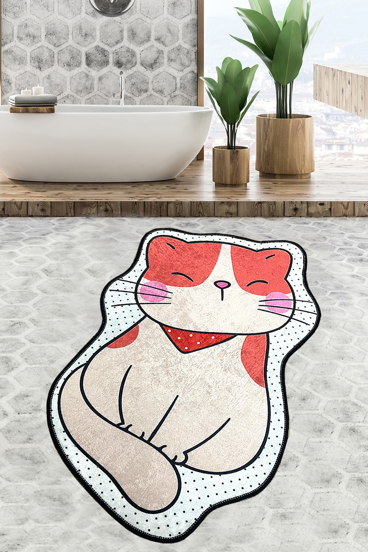 Tapis de bain Katze (80 x 100)