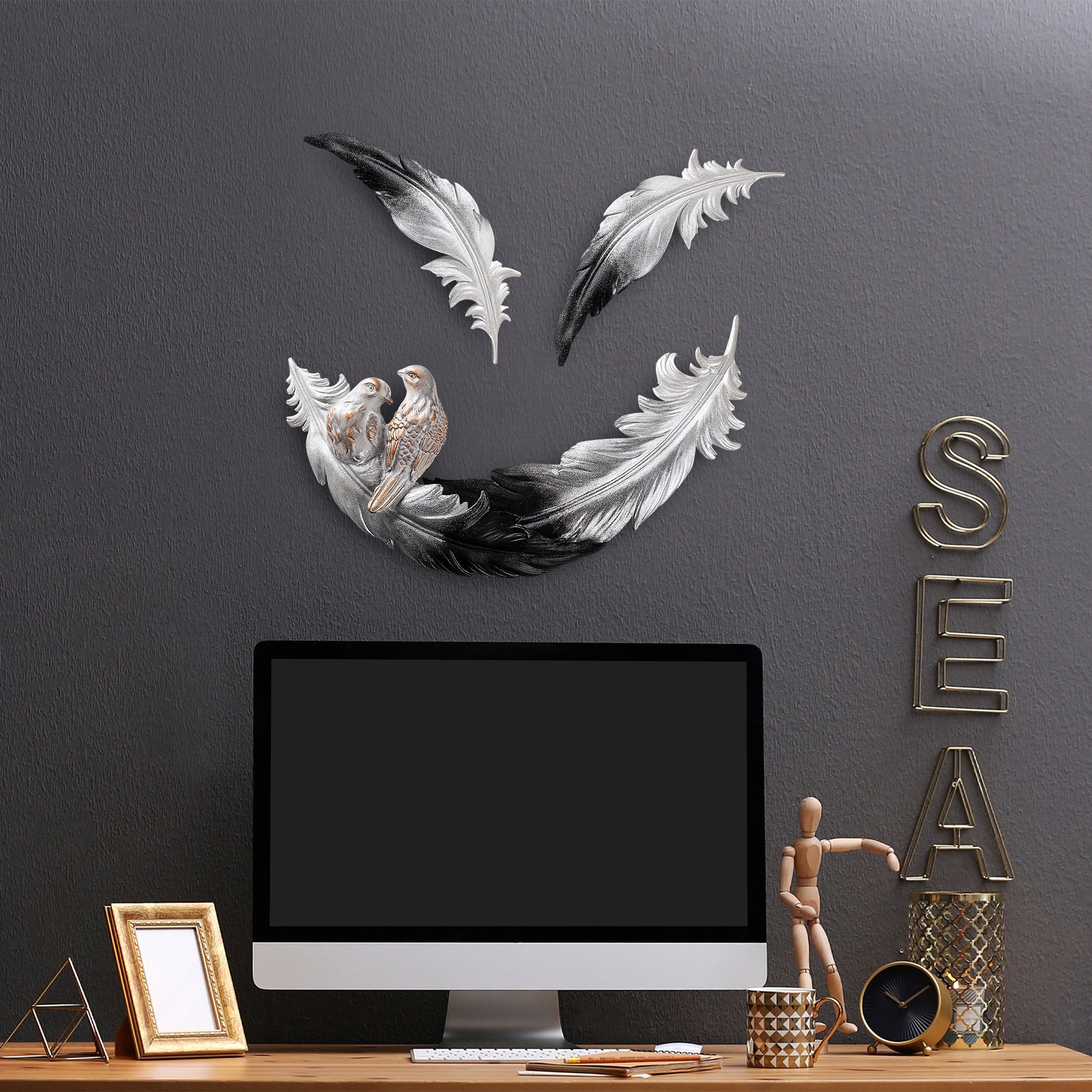 Accessoire mural décoratif Love Birds - 1