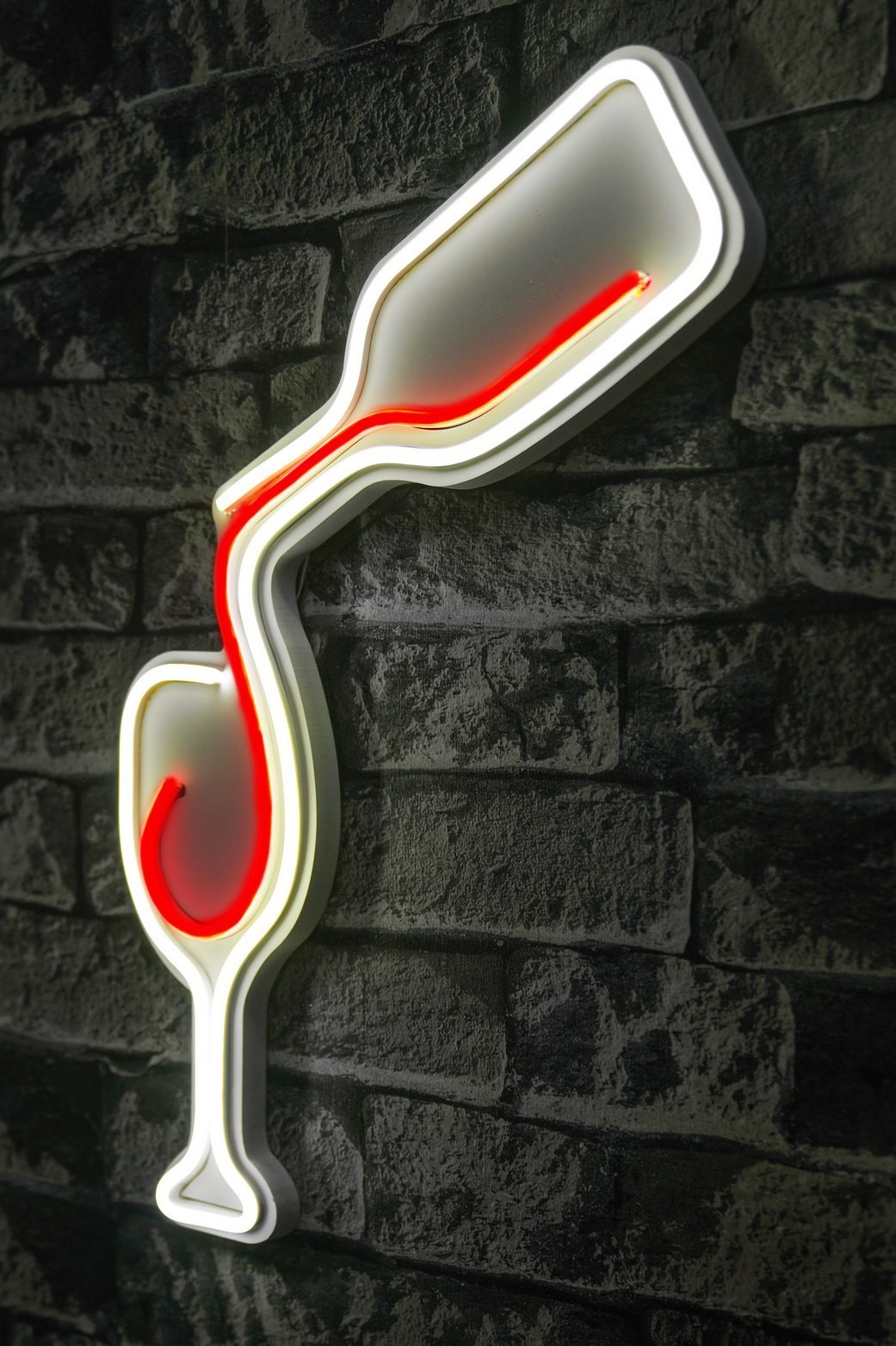 Éclairage LED en plastique décoratif Wine - White, Red