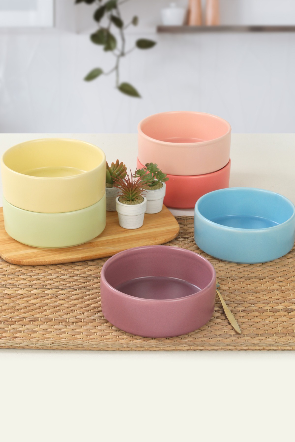 Ceramic Bowl Set (6 Pieces) ST038706F17XA000000MAKA500