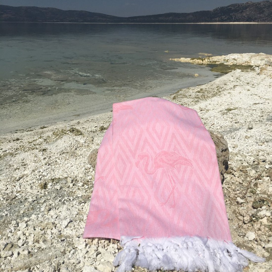 Fouta (serviette de plage) Flamingo - Pink
