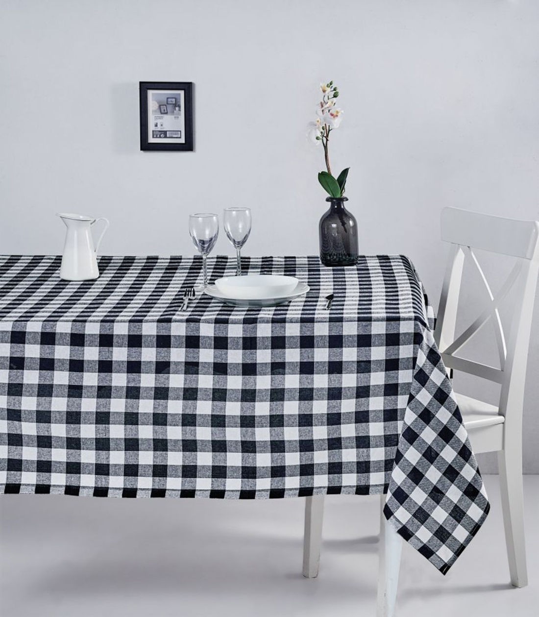 Tablecloth Kareli 160 - Black