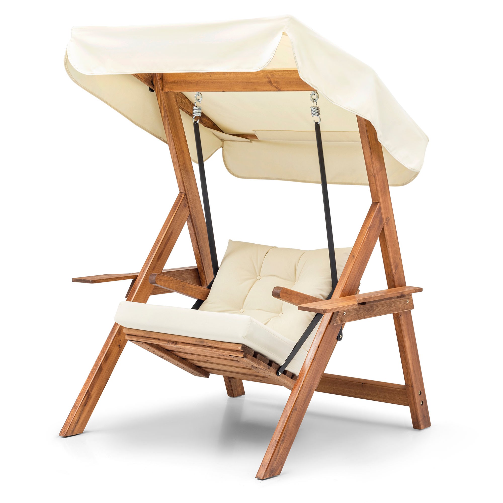 Chaise de balançoire unique de jardin Galata Swing S1 - Cream