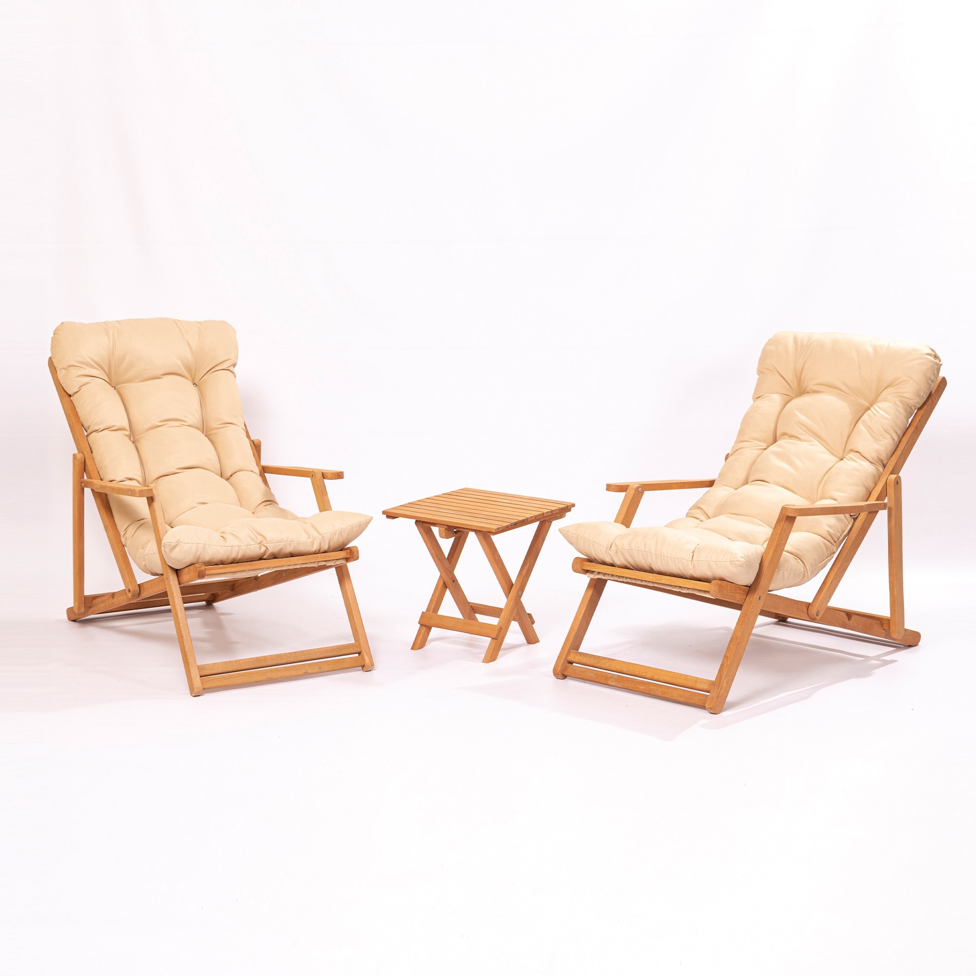 Ensemble de table et de chaises de jardin (3 pièces) MY007