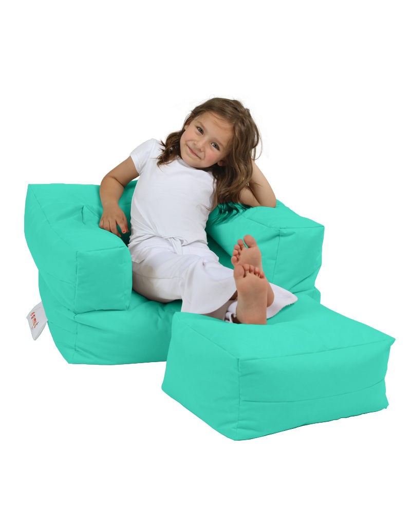 Pouf de jardin Kids Single Seat Pouffe - Turquoise