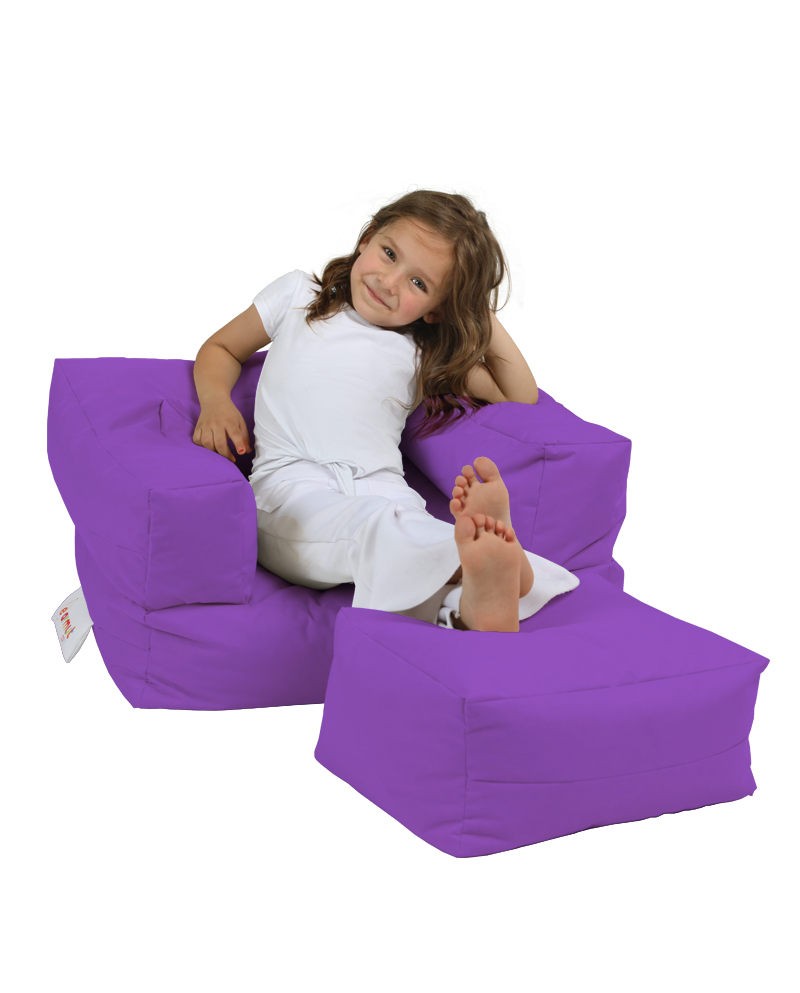 Pouf de jardin Kids Single Seat Pouffe - Purple