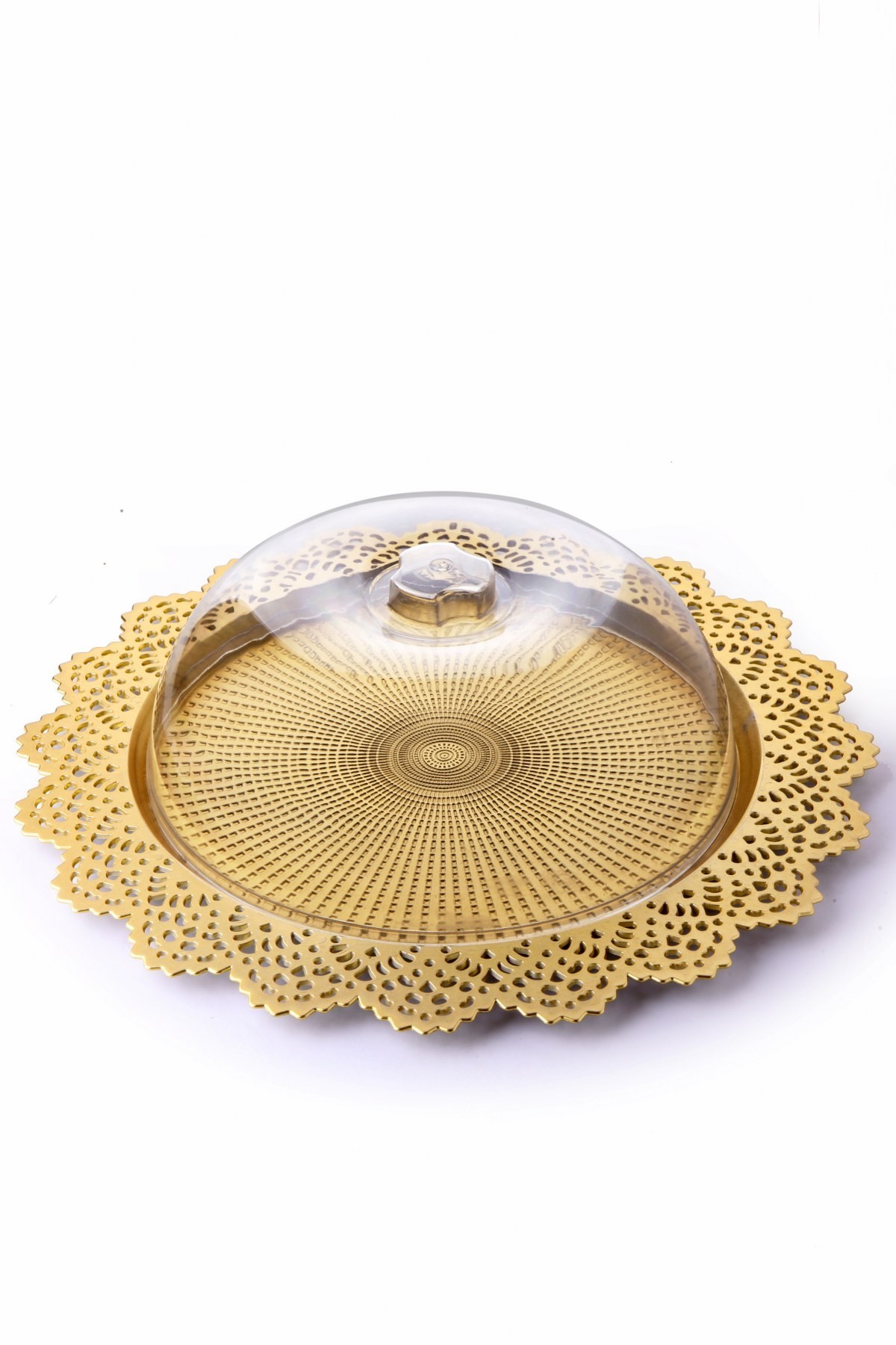 Bell-shaped Plastic Jar MRTS - Gold