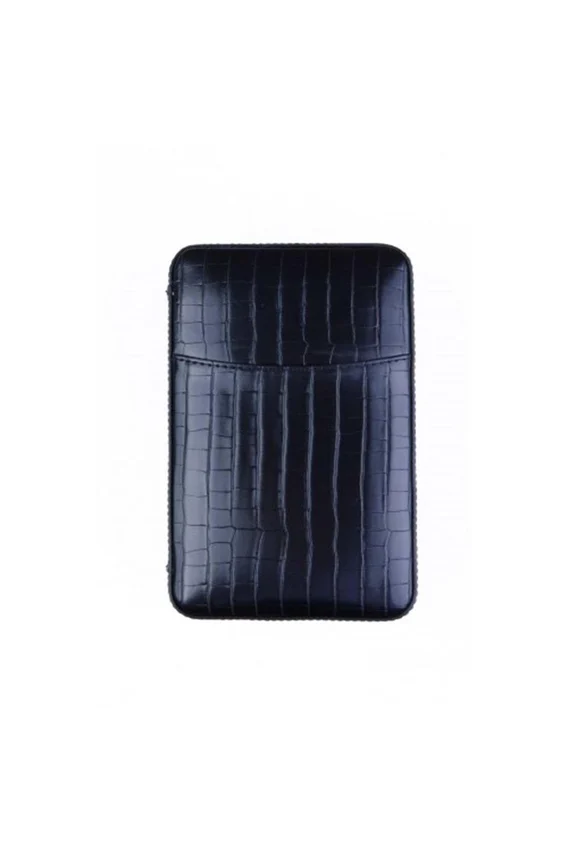 Parmida Siyah Kroko Desenli 10'lu Seyahat Humidor - PSH080