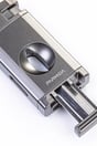 Parmida Çift Torch Pürmüz Gunmetal V-Cut Puro Çakmağı Siyah PCM0433