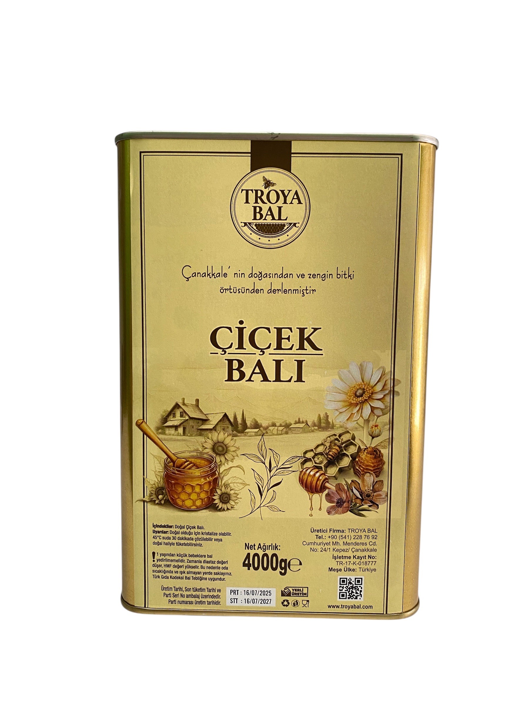 Troya Çiçek Balı 4000 gr