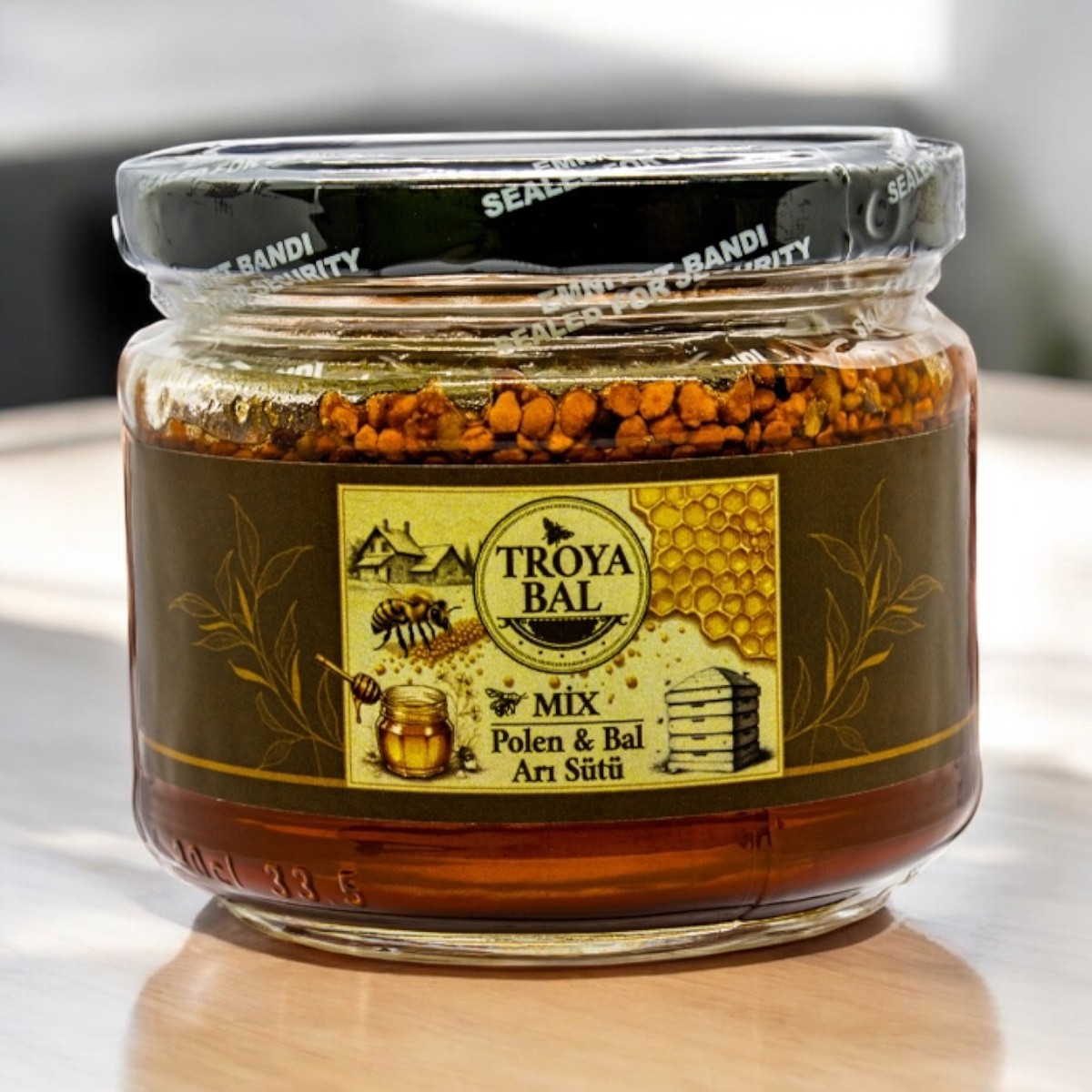 NATURAL ENERGY STORAGE HONEY&POLLEN&ROYAL JELLY MIX 300 Gr