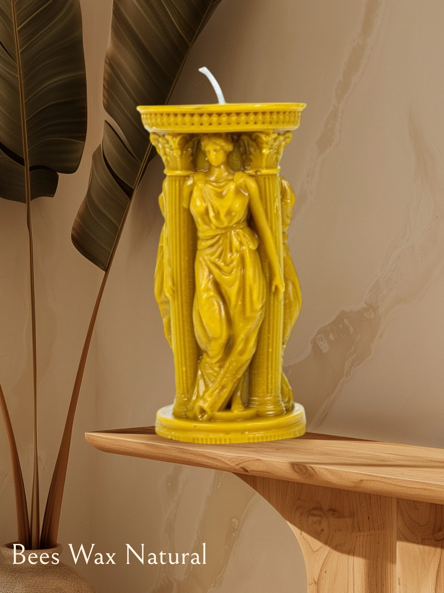 Troy Goddess Hekabe Beeswax Candle