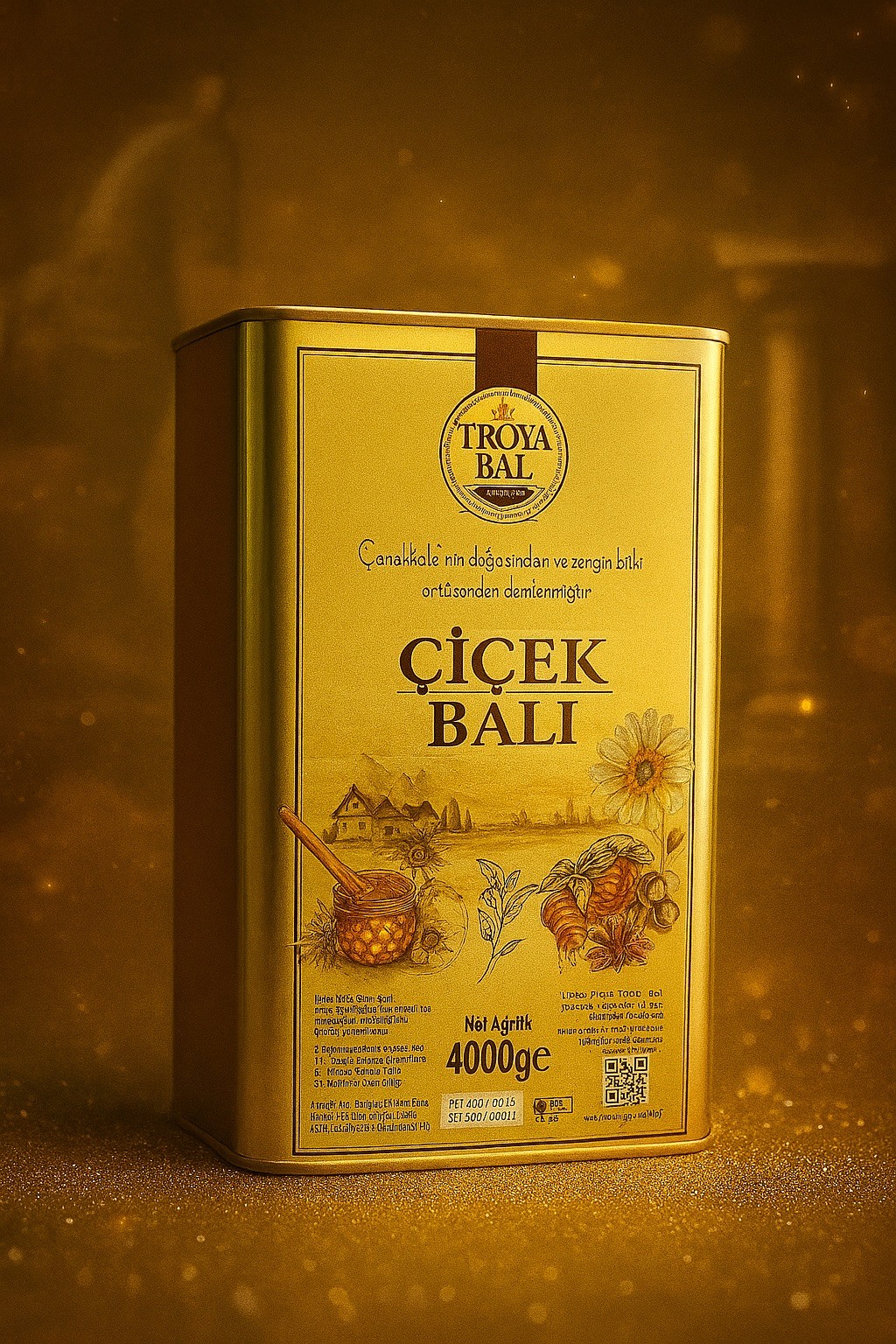 Troya Çiçek Balı 4000 gr