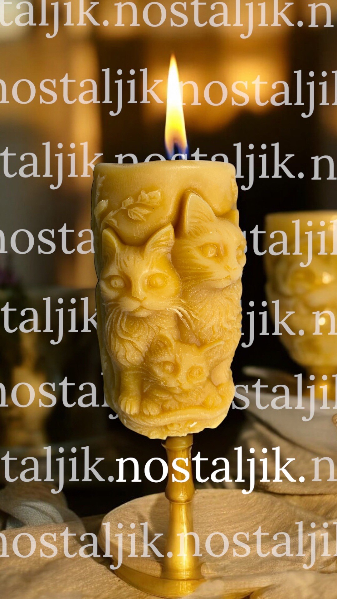 Troya Kedi Balmumu 