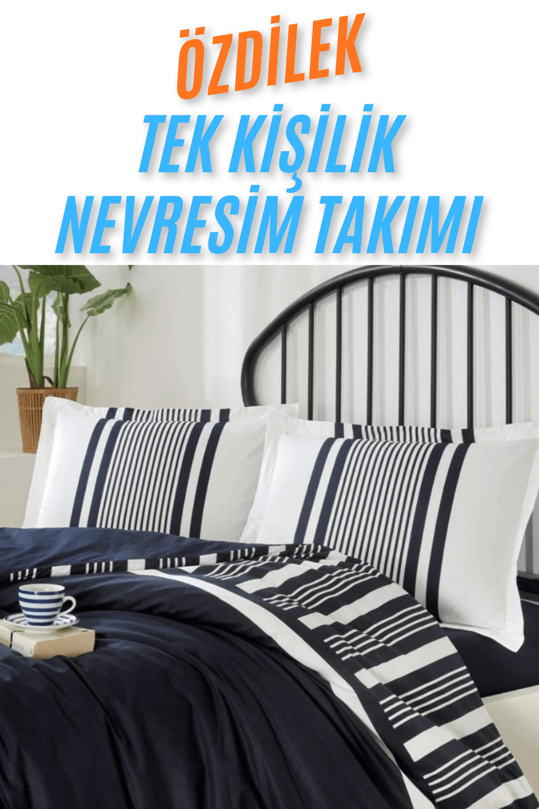 %100 Pamuklu Tek Kişilik Nevresim Takımı (3 Parça) Sınırlı Stok - 7. Model