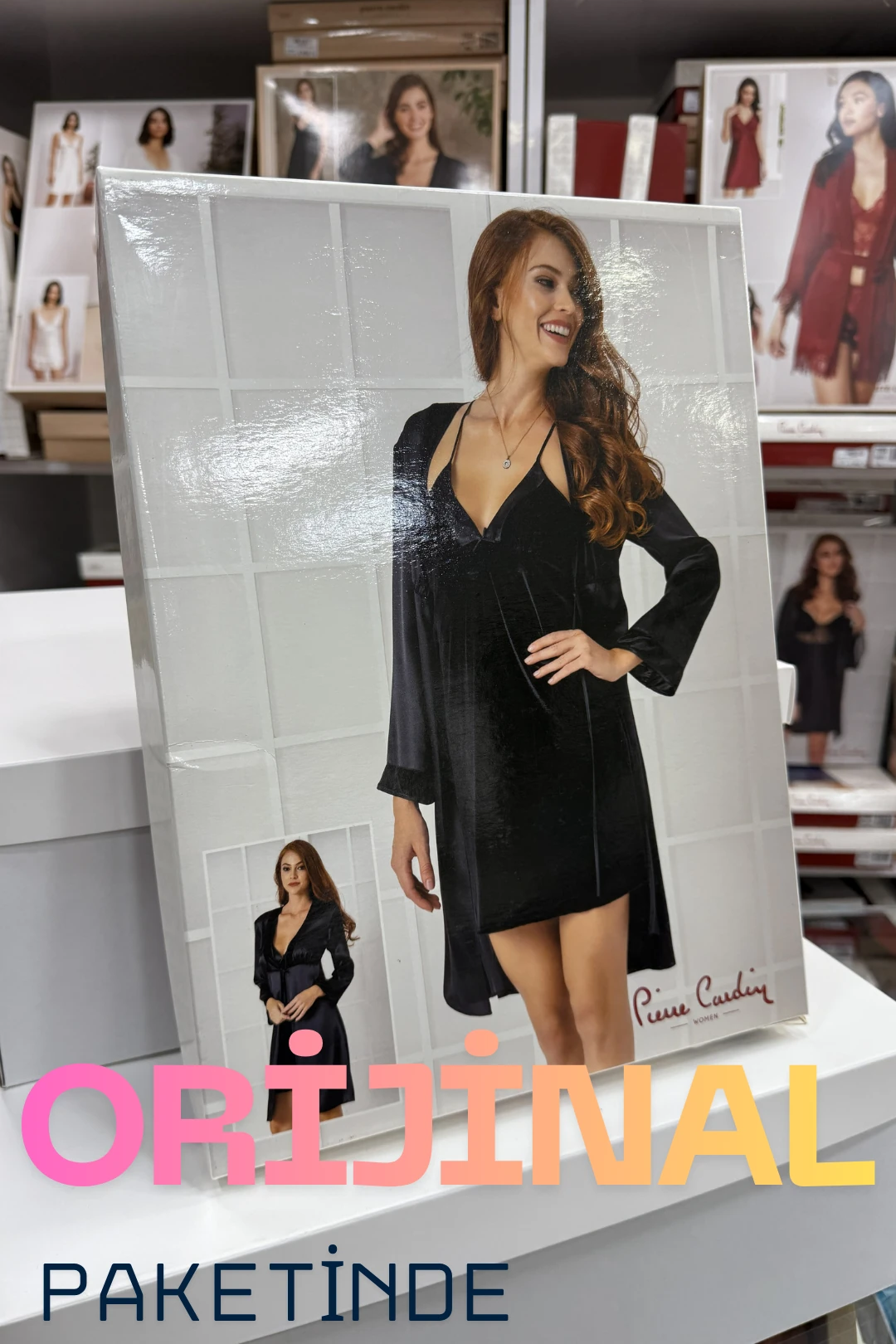 4040 Kadife Sabahlık & Gecelik 2'Li Set - LACİVERT