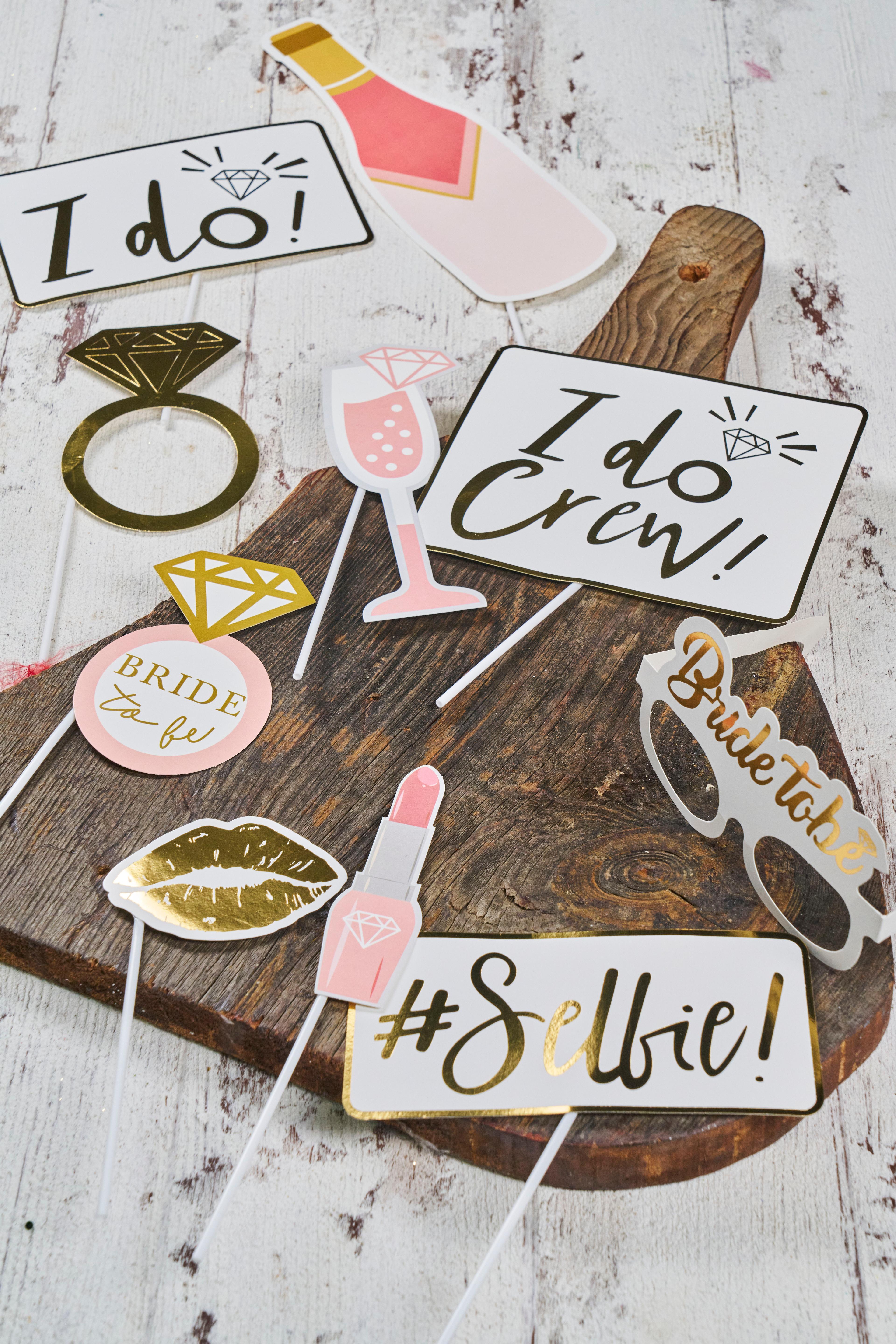 10 Adet "Bride To Be" Konuşma Balonu