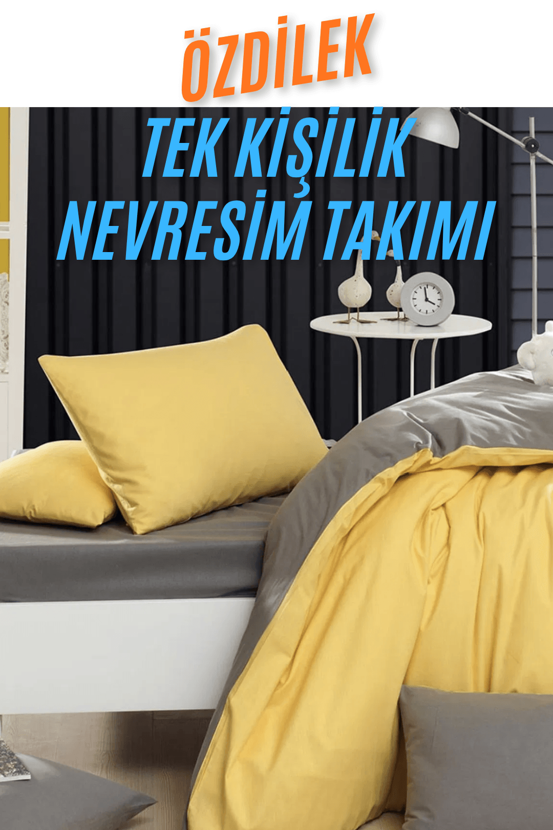 %100 Pamuklu Tek Kişilik Nevresim Takımı (3 Parça) Sınırlı Stok - 11. Model