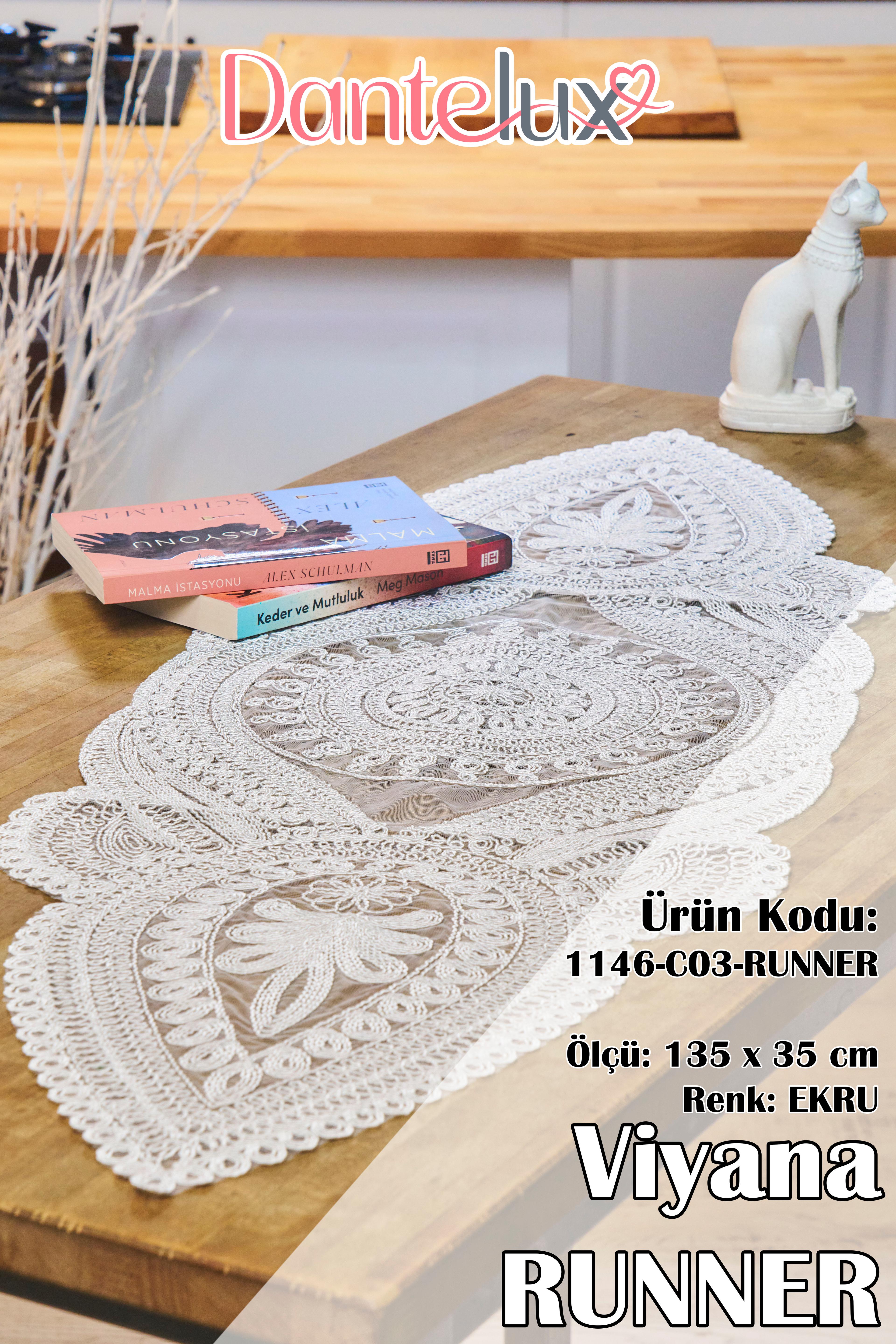 Viyana Örme Tek Runner (135x35 cm)