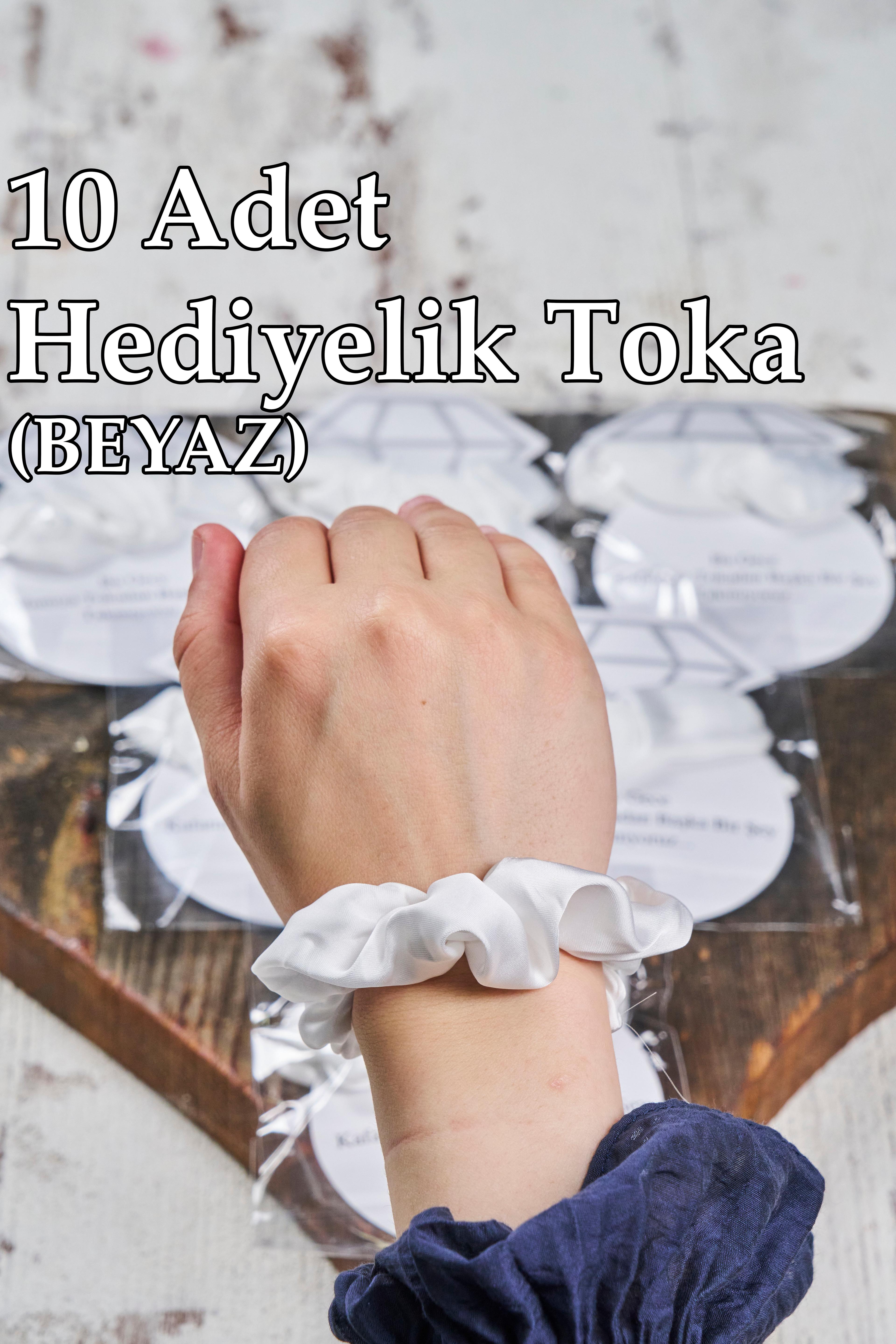10 Hediyelik Toka - Söz & Nişan & Kına Hediyesi - BEYAZ