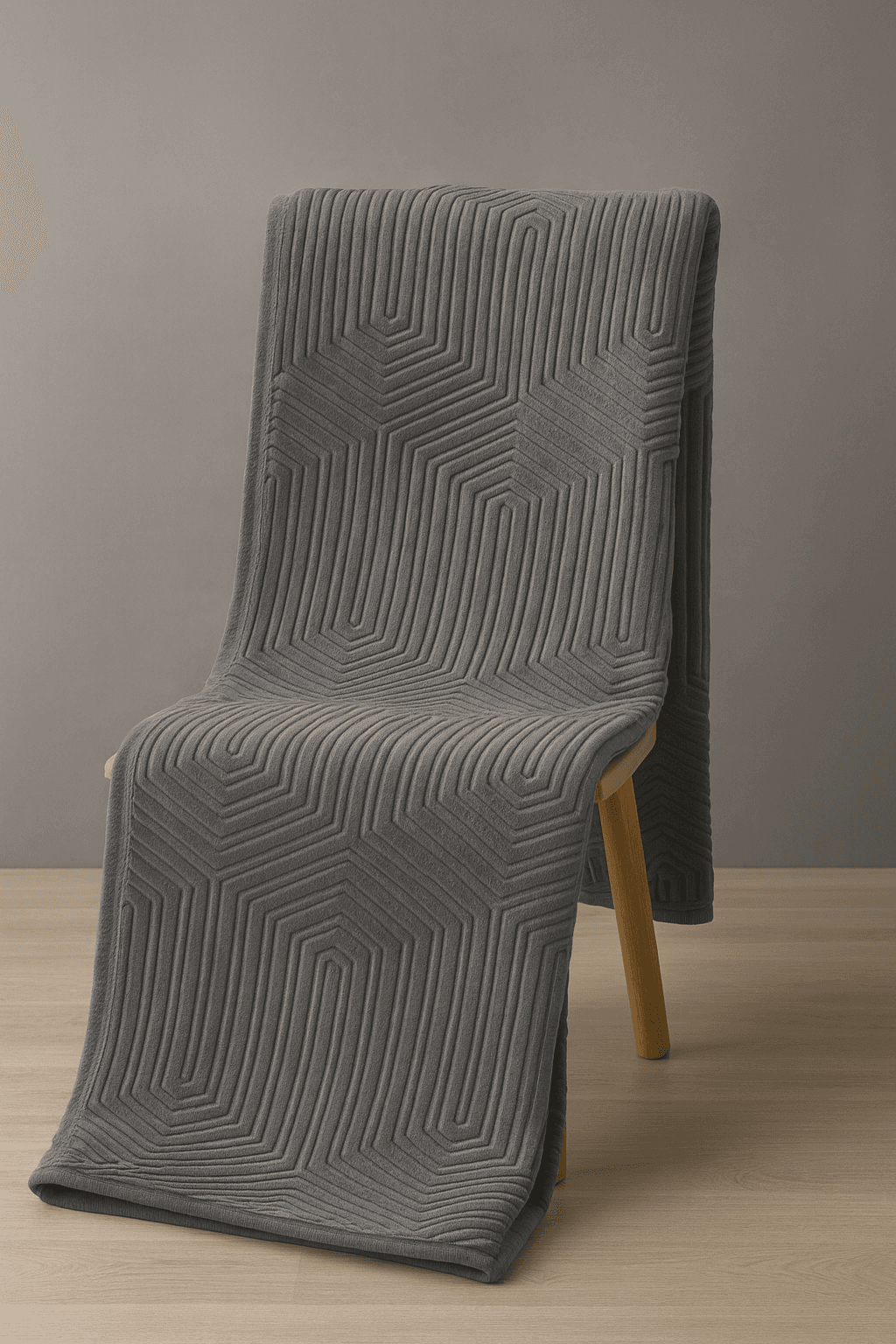 Prestige Çift Kişilik Battaniye - Gri - (220 x 240 cm)