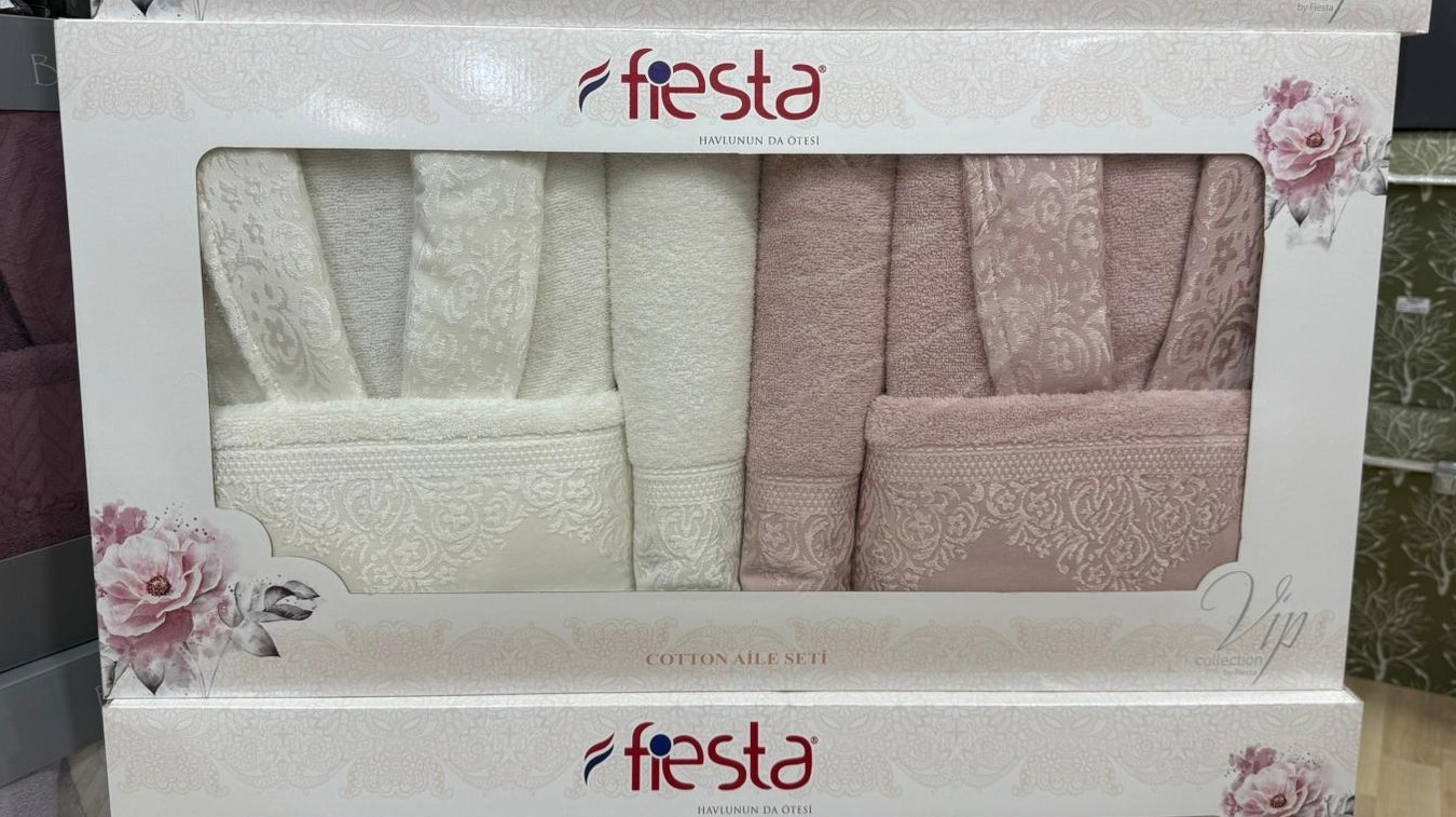 Fiesta Kampanyalı Bornoz Takımı - Özel Fiyat Sınrılı Stok - Ücretsiz Kargo - 2. Model