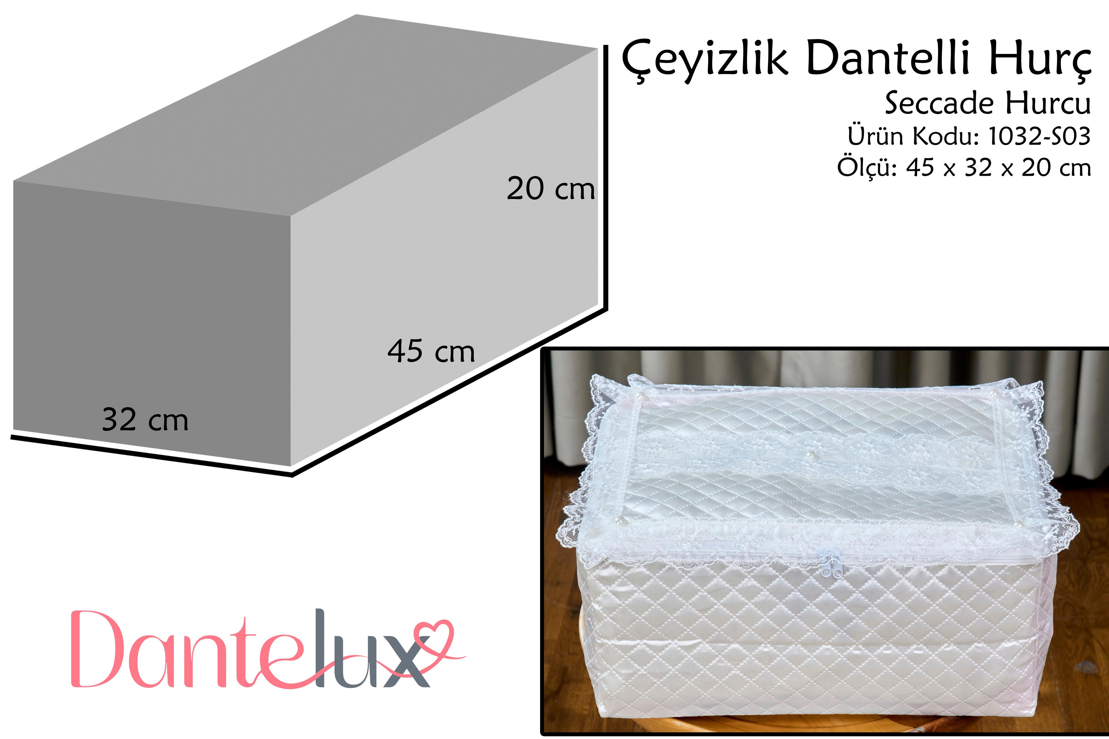 Çeyizlik Dantelli Hurç - Seccade Hurcu