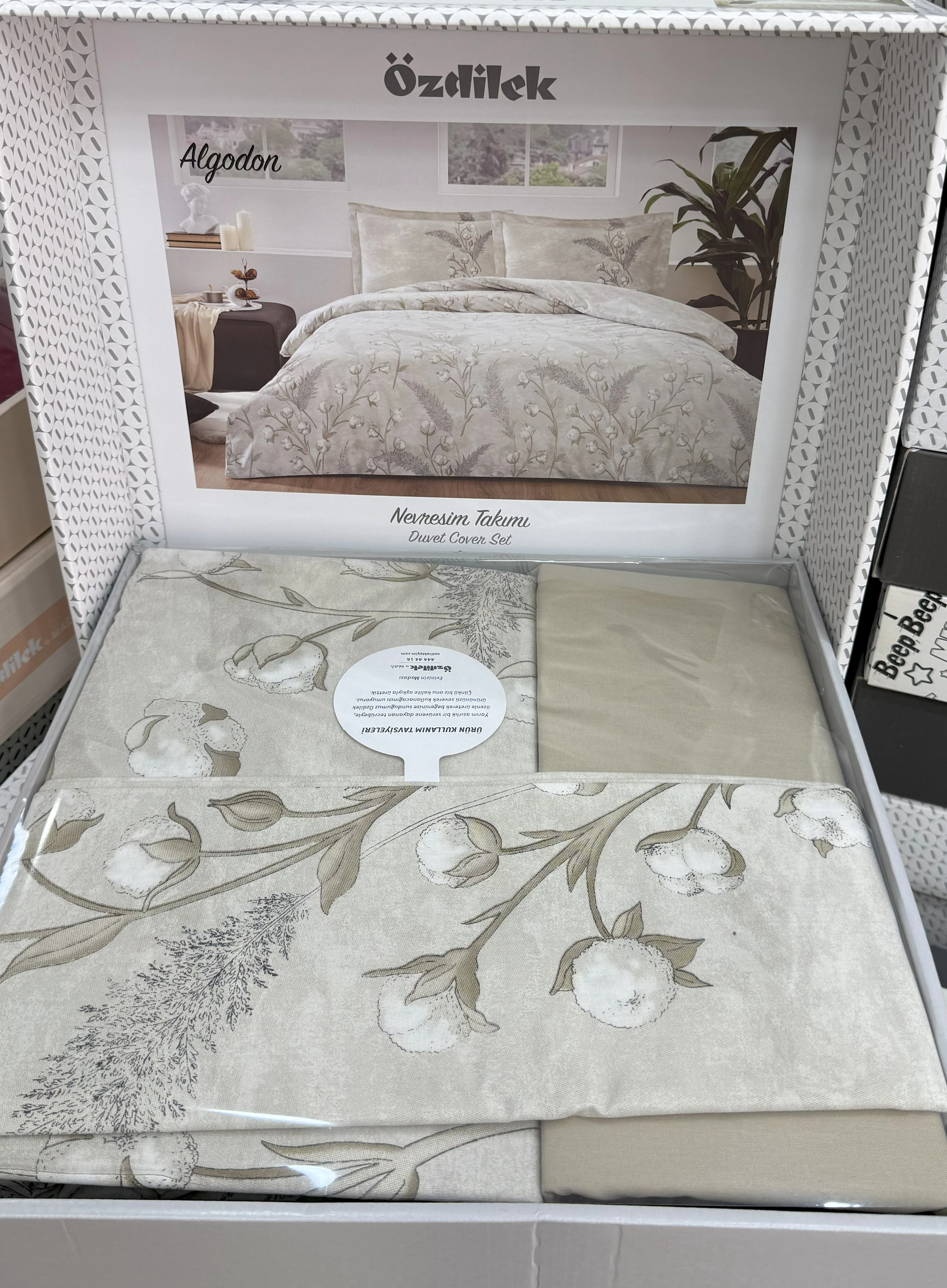 %100 Pamuklu Çift Kişilik Nevresim Takımı (4 Parça) Sınırlı Stok - 8. Model