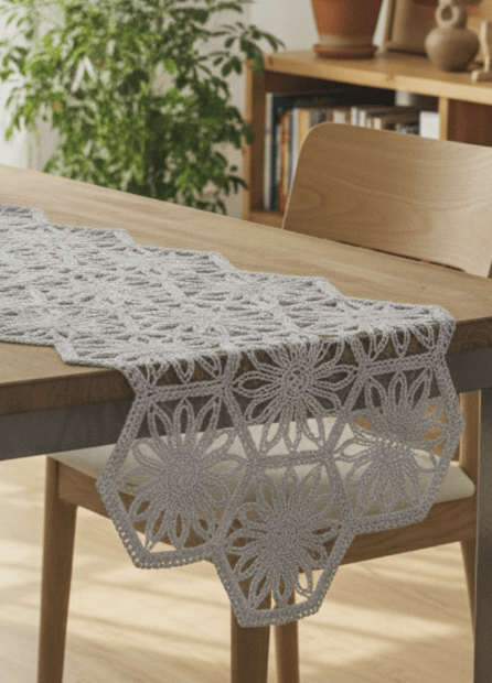 Trnje Örme Runner (100x40 cm) - GRİ
