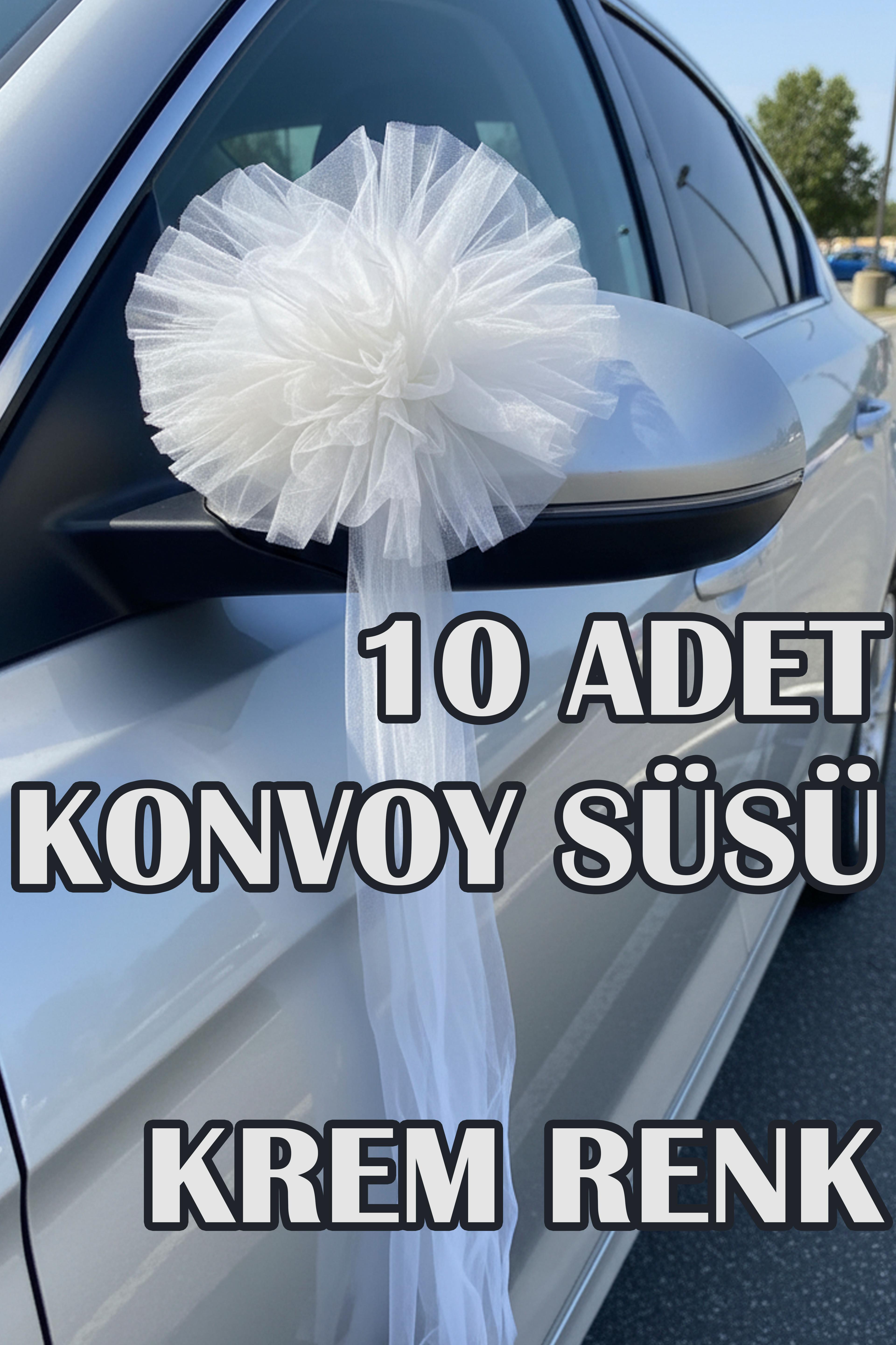 10 Adet Ponpon Konvoy Süsü - Araba Süsü