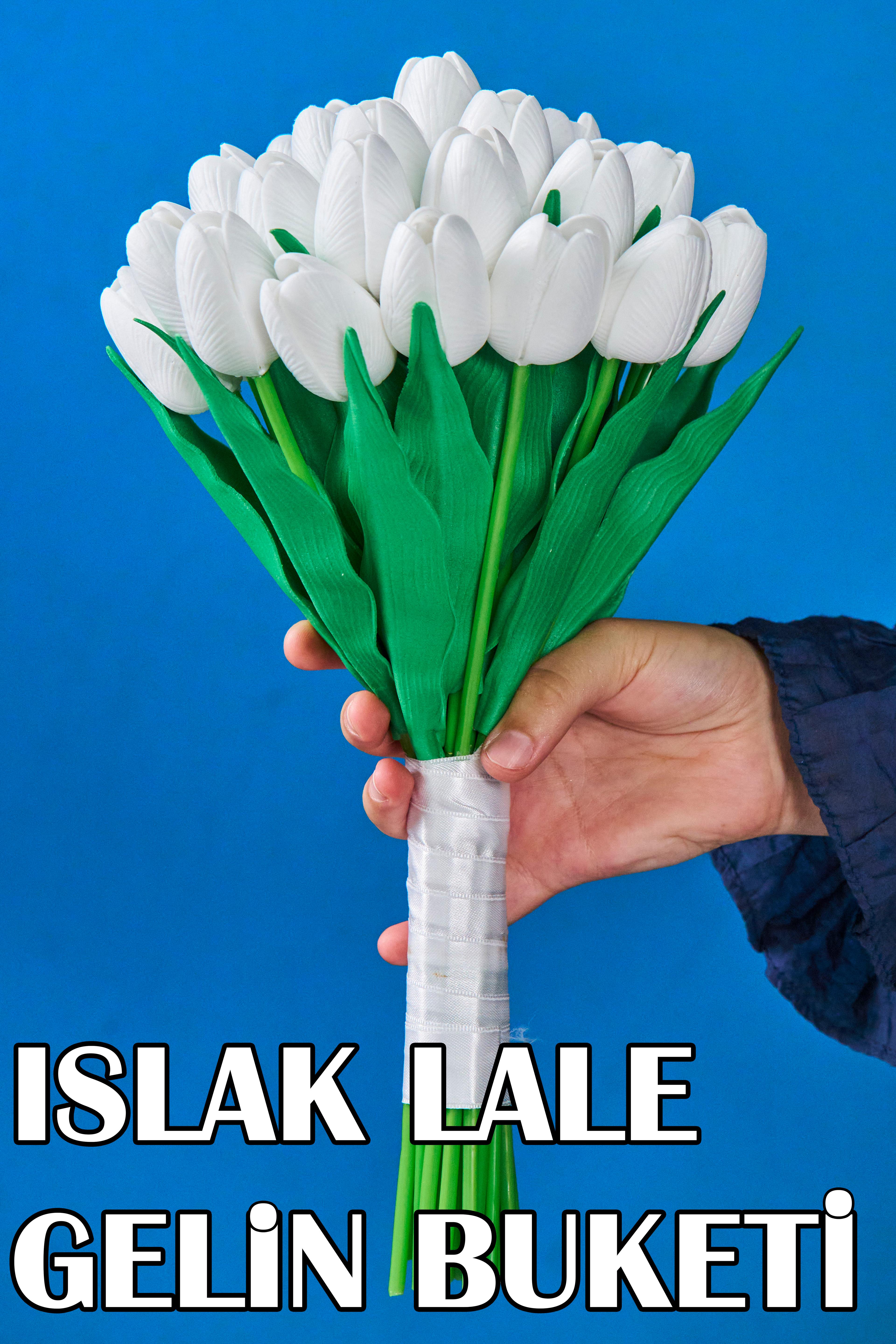 Islak Lale Gelin Buketi