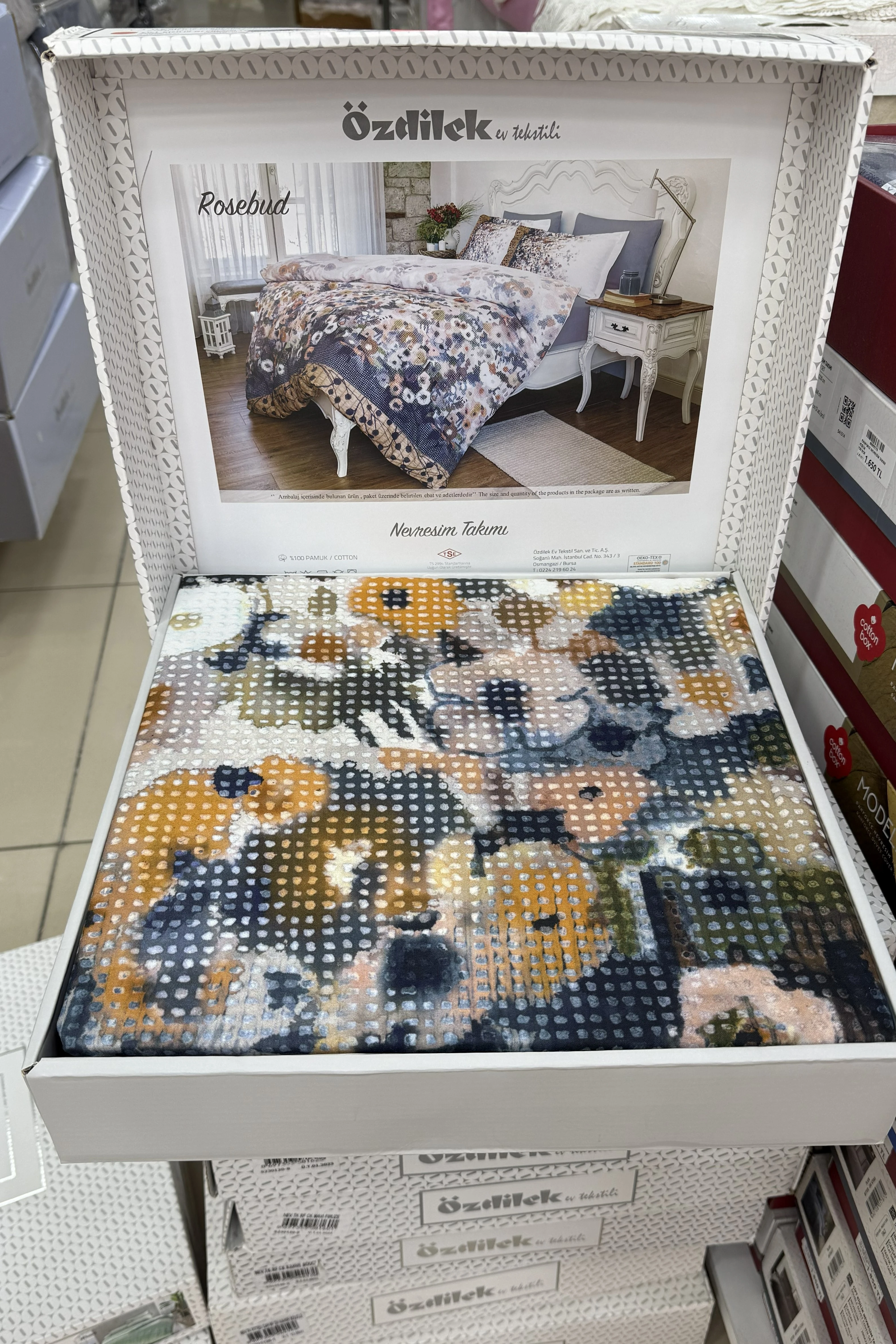 %100 Pamuklu Çift Kişilik Nevresim Takımı (4 Parça) Sınırlı Stok - 20. Model